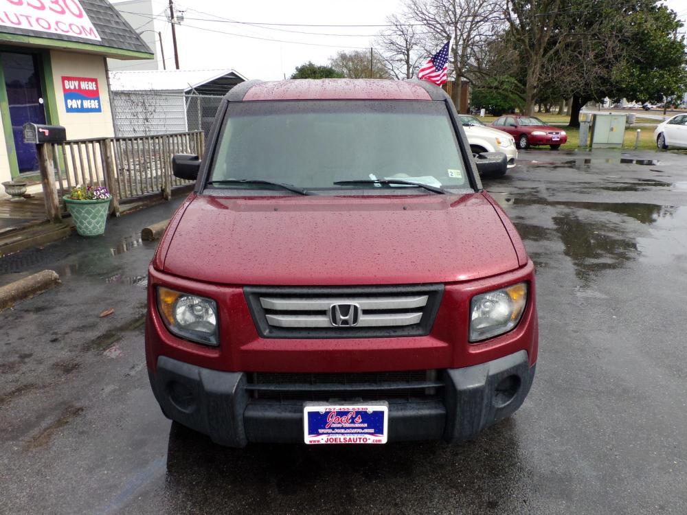 2007 Burgundy Honda Element EX 4WD AT (5J6YH28737L) with an 2.4L L4 DOHC 16V engine, 5-Speed Automatic Overdrive transmission, located at 5700 Curlew Drive, Norfolk, VA, 23502, (757) 455-6330, 36.841885, -76.209412 - Photo #1