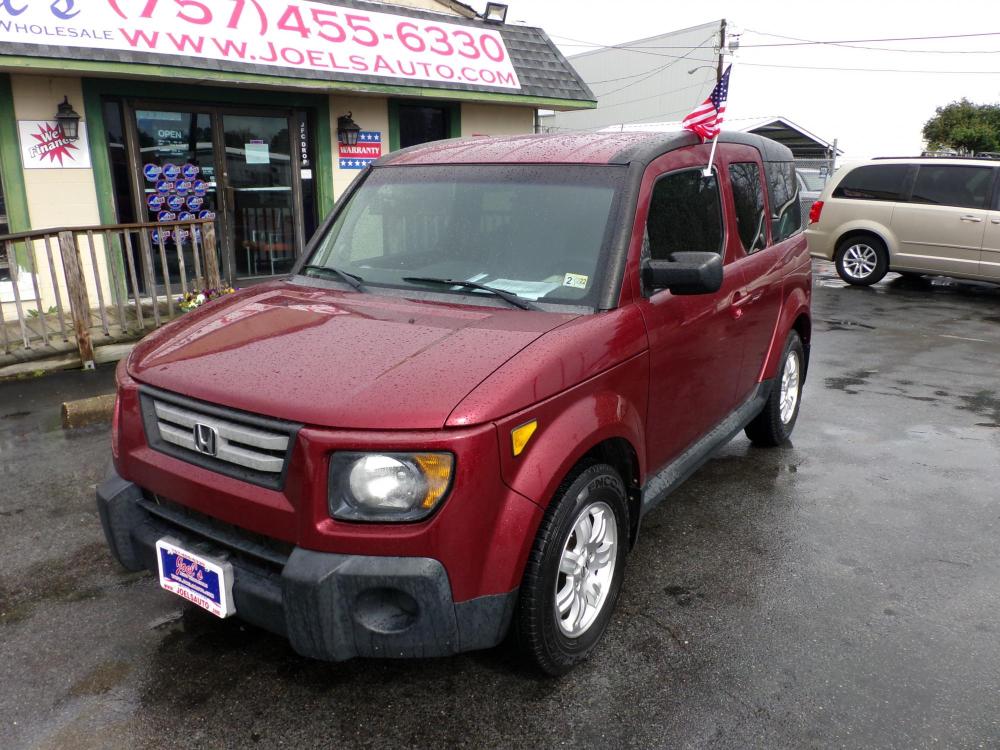 2007 Burgundy Honda Element EX 4WD AT (5J6YH28737L) with an 2.4L L4 DOHC 16V engine, 5-Speed Automatic Overdrive transmission, located at 5700 Curlew Drive, Norfolk, VA, 23502, (757) 455-6330, 36.841885, -76.209412 - Photo #3