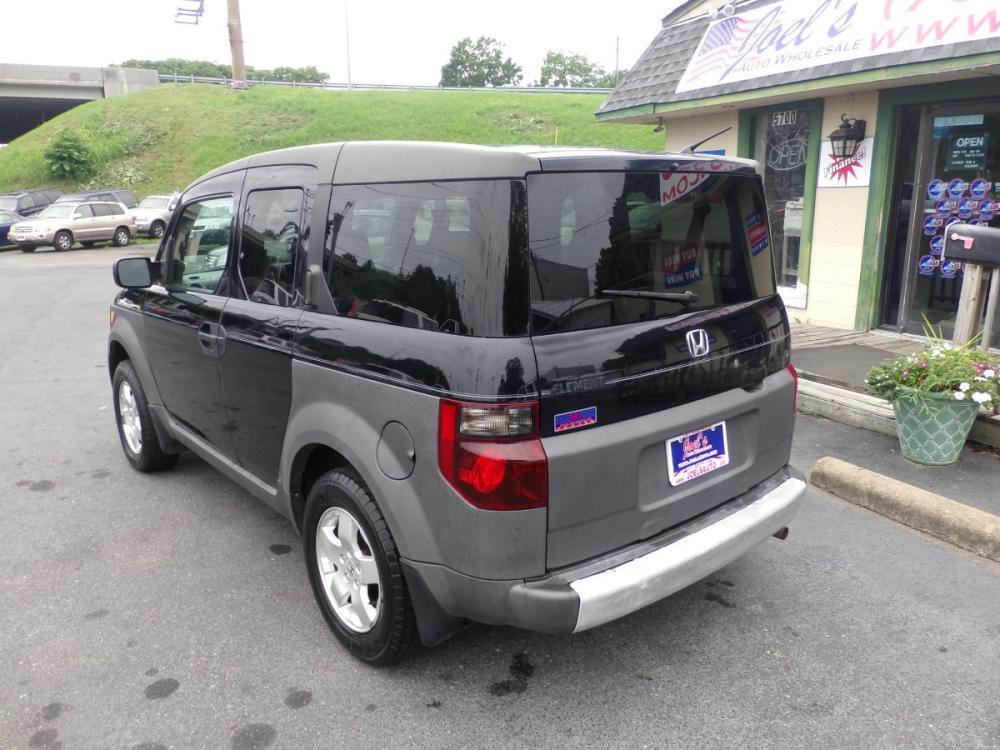 2003 Black Honda Element EX 2WD (5J6YH17573L) with an 2.4L L4 DOHC 16V engine, 5-Speed Manual Overdrive transmission, located at 5700 Curlew Drive, Norfolk, VA, 23502, (757) 455-6330, 36.841885, -76.209412 - Catalytic converter missing...AS-IS, WHERE-IS, HOW-IS, all CASH, wholesale to the public discounted price. - Photo #10