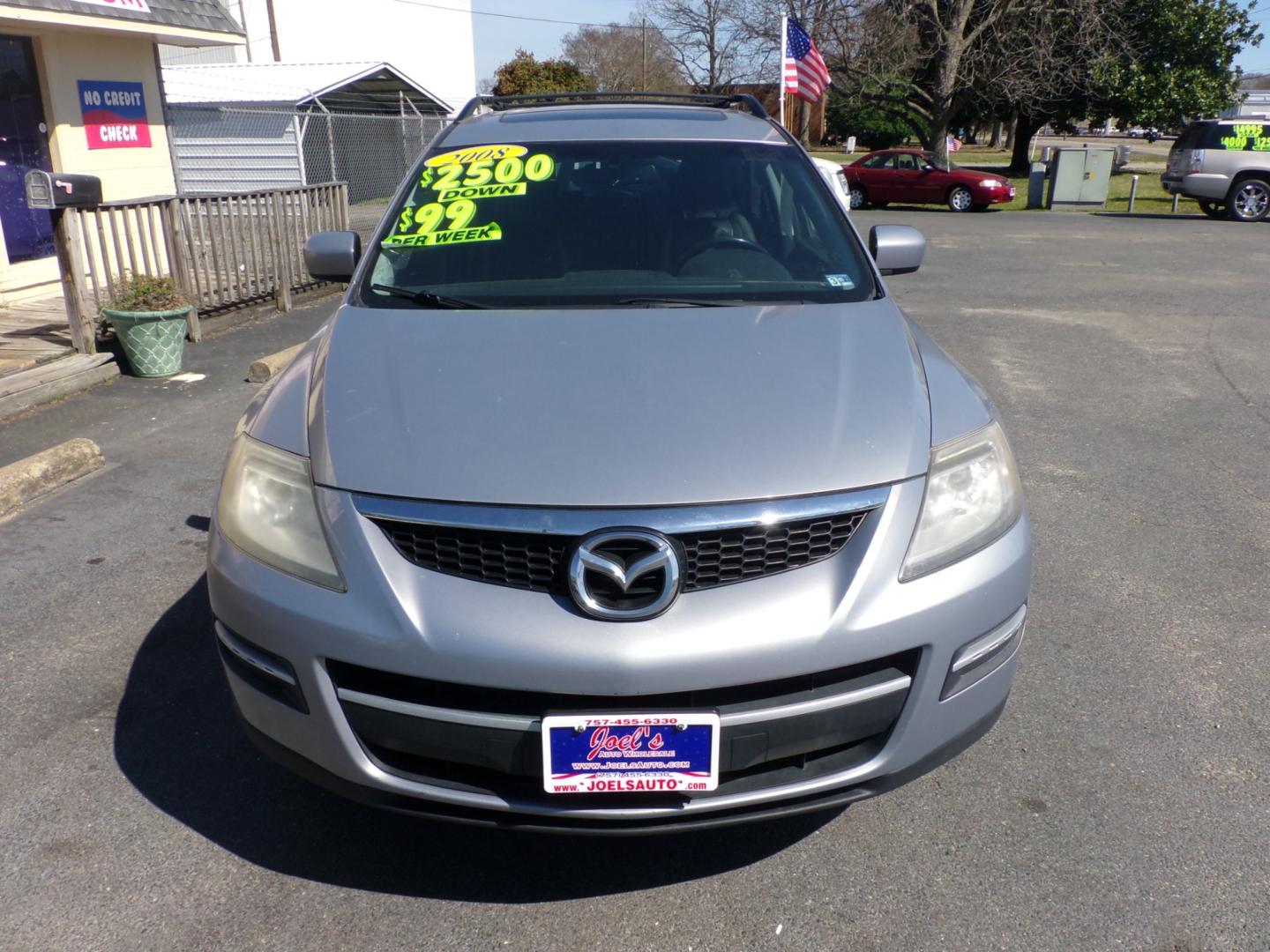 2008 Silver Mazda CX-9 Grand Touring AWD (JM3TB38V580) with an 3.7L V6 DOHC 24V engine, 6-Speed Automatic Overdrive transmission, located at 5700 Curlew Drive, Norfolk, VA, 23502, (757) 455-6330, 36.841885, -76.209412 - Photo#4