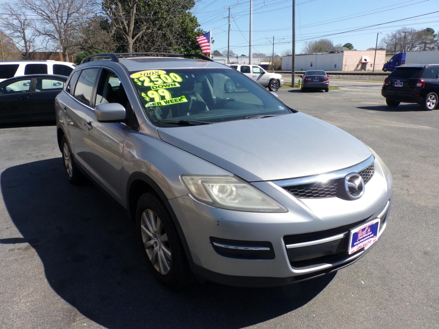 2008 Silver Mazda CX-9 Grand Touring AWD (JM3TB38V580) with an 3.7L V6 DOHC 24V engine, 6-Speed Automatic Overdrive transmission, located at 5700 Curlew Drive, Norfolk, VA, 23502, (757) 455-6330, 36.841885, -76.209412 - Photo#5