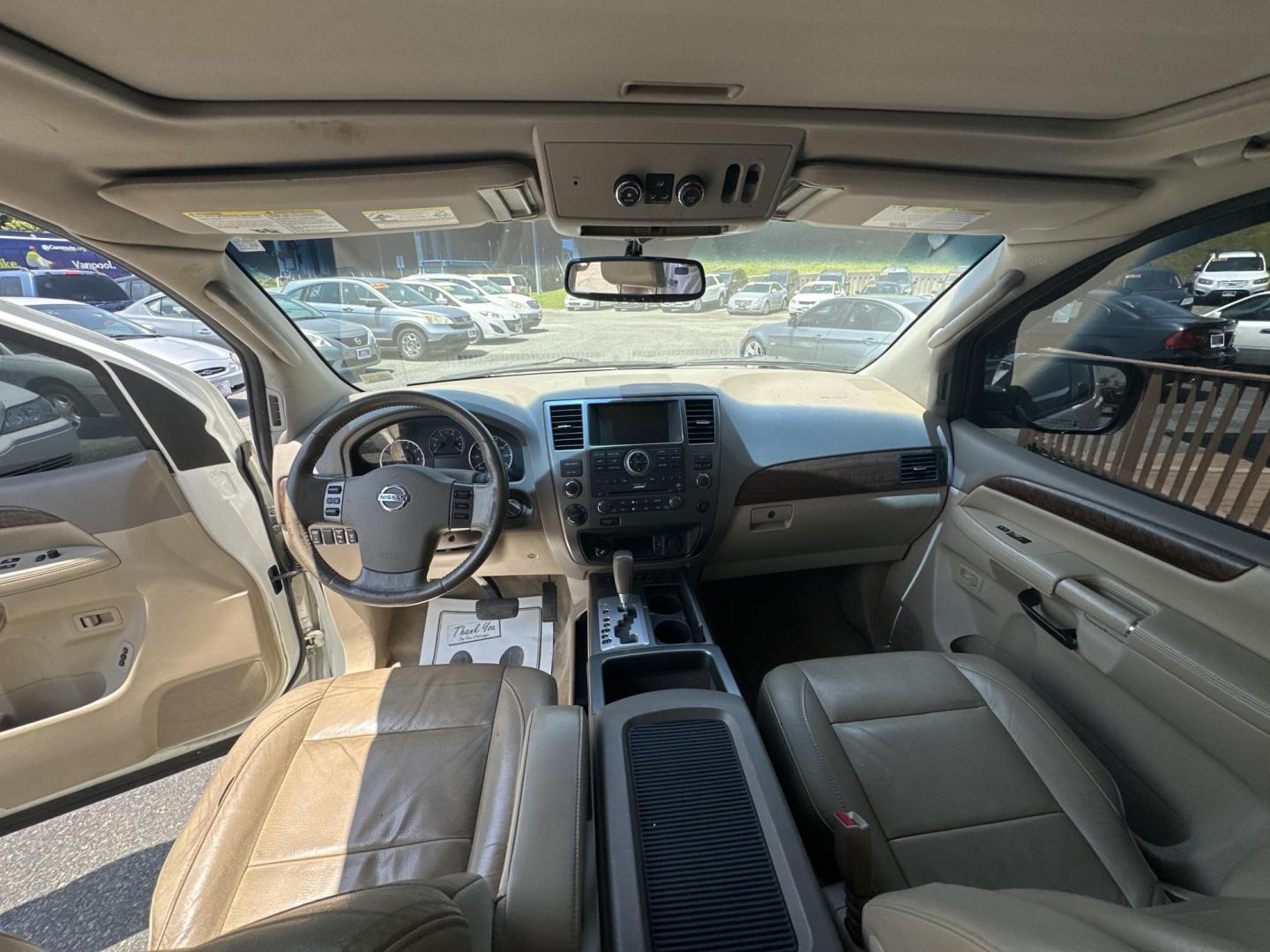 2008 White Nissan Armada LE 4WD (5N1AA08C48N) with an 5.6L V8 DOHC 32V engine, 5-Speed Automatic Overdrive transmission, located at 5700 Curlew Drive, Norfolk, VA, 23502, (757) 455-6330, 36.841885, -76.209412 - Photo#6
