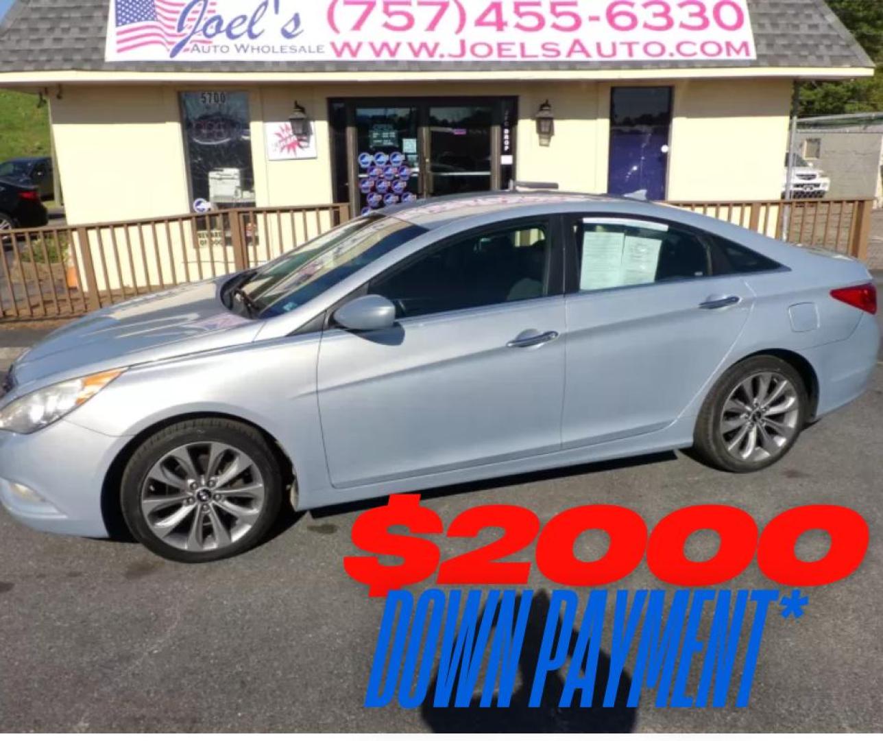 2012 Blue Hyundai Sonata Limited Auto (5NPEC4AC4CH) with an 2.4L L4 DOHC 16V engine, 6-Speed Automatic transmission, located at 5700 Curlew Drive, Norfolk, VA, 23502, (757) 455-6330, 36.841885, -76.209412 - Photo#0