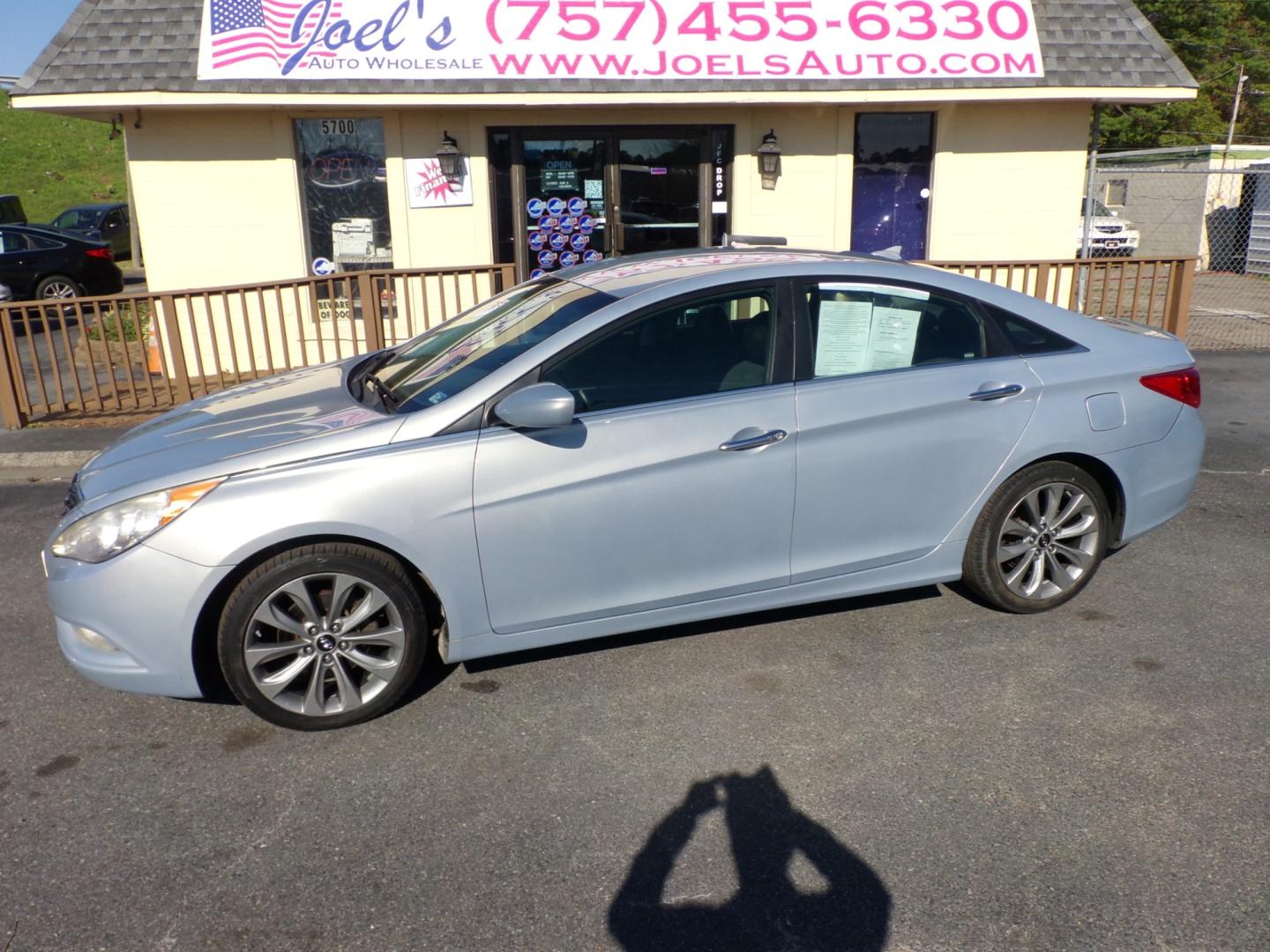 2012 Blue Hyundai Sonata Limited Auto (5NPEC4AC4CH) with an 2.4L L4 DOHC 16V engine, 6-Speed Automatic transmission, located at 5700 Curlew Drive, Norfolk, VA, 23502, (757) 455-6330, 36.841885, -76.209412 - Photo#1