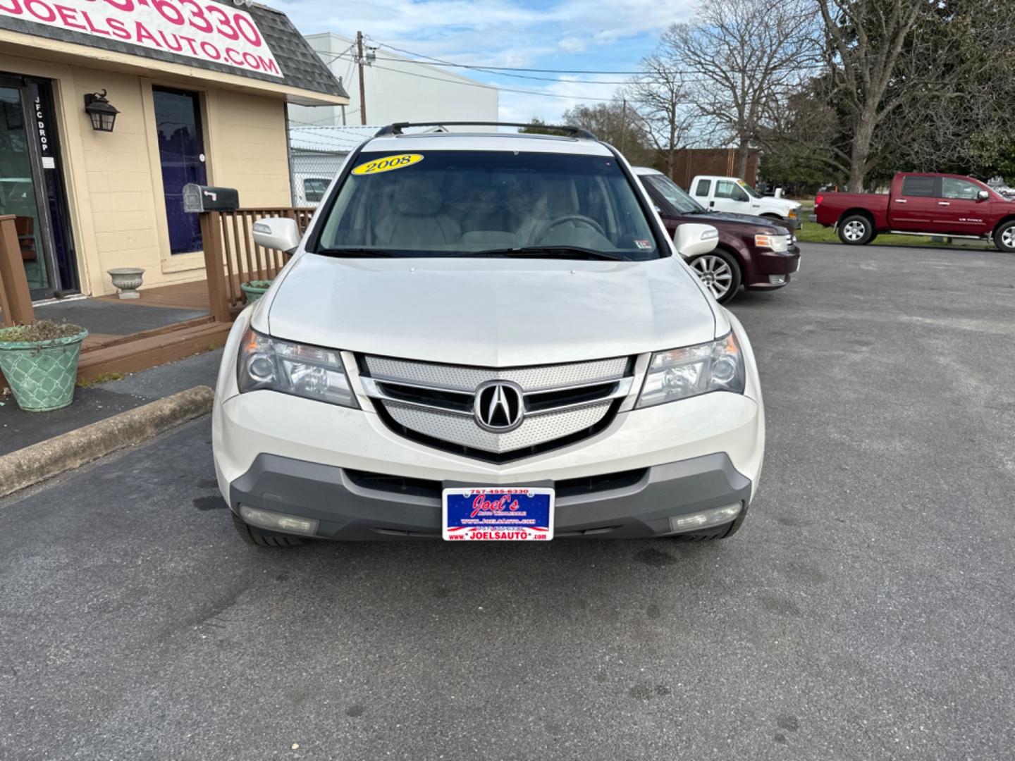 2008 white Acura MDX Tech Package (2HNYD28358H) with an 3.5L V6 SOHC 24V engine, 5-Speed Automatic Overdrive transmission, located at 5700 Curlew Drive, Norfolk, VA, 23502, (757) 455-6330, 36.841885, -76.209412 - Photo#7