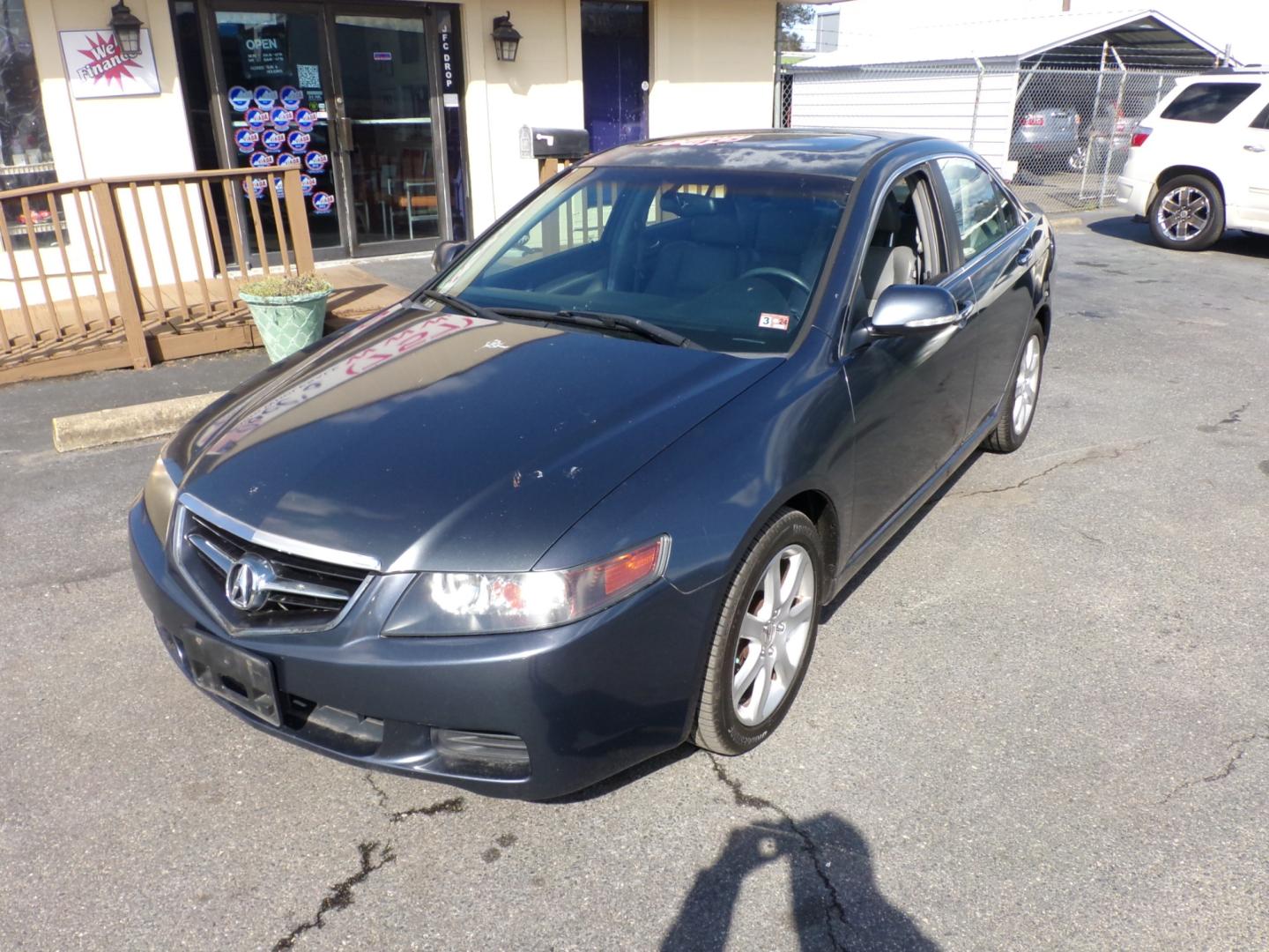 2004 Grey Acura TSX 5-speed AT with Navigation System (JH4CL96954C) with an 2.4L L4 DOHC 16V engine, 5-Speed Automatic Overdrive transmission, located at 5700 Curlew Drive, Norfolk, VA, 23502, (757) 455-6330, 36.841885, -76.209412 - Photo#6