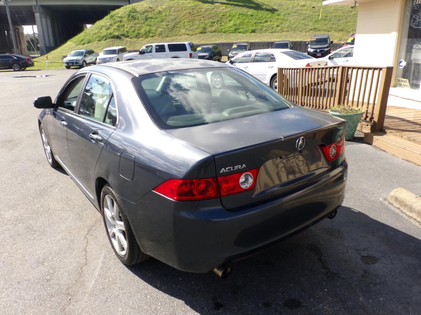 2004 Grey Acura TSX 5-speed AT with Navigation System (JH4CL96954C) with an 2.4L L4 DOHC 16V engine, 5-Speed Automatic Overdrive transmission, located at 5700 Curlew Drive, Norfolk, VA, 23502, (757) 455-6330, 36.841885, -76.209412 - Photo#11