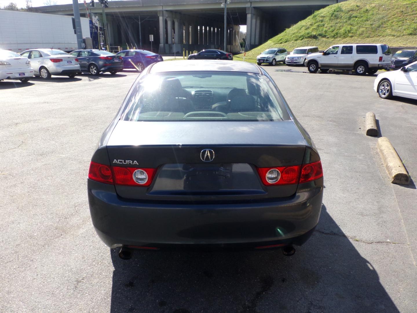 2004 Grey Acura TSX 5-speed AT with Navigation System (JH4CL96954C) with an 2.4L L4 DOHC 16V engine, 5-Speed Automatic Overdrive transmission, located at 5700 Curlew Drive, Norfolk, VA, 23502, (757) 455-6330, 36.841885, -76.209412 - Photo#12