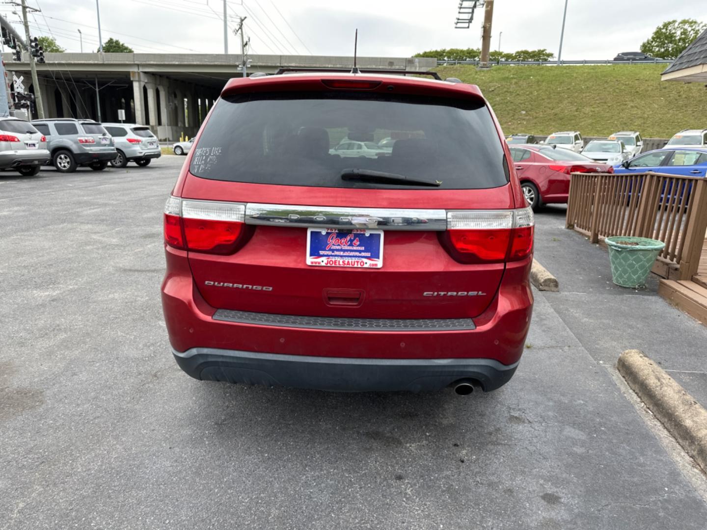 2011 Red Dodge Durango Citadel 2WD (1D4RD5GG4BC) with an 3.6L V6 DOHC 24V engine, located at 5700 Curlew Drive, Norfolk, VA, 23502, (757) 455-6330, 36.841885, -76.209412 - Photo#3