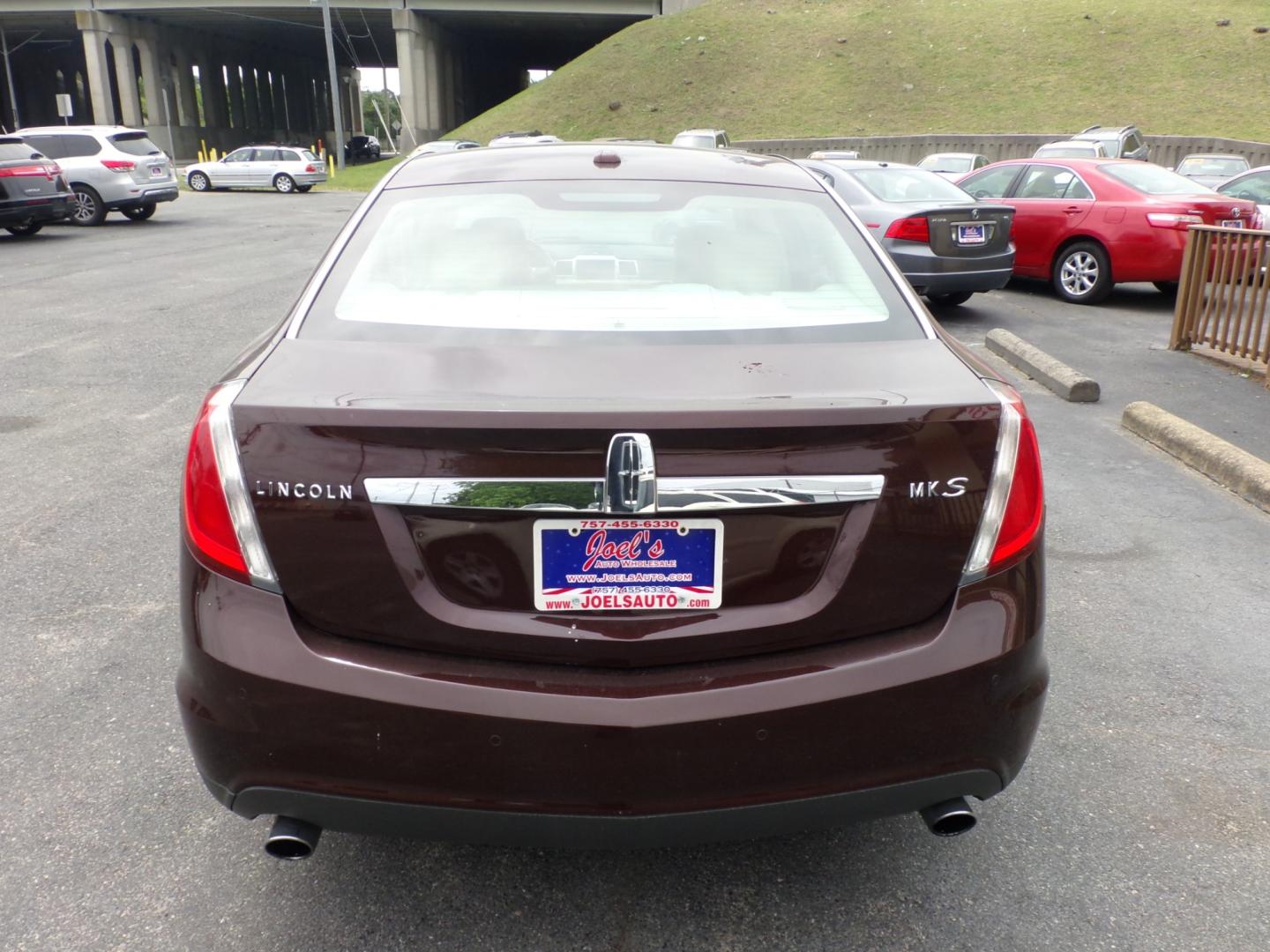 2010 Burgundy Lincoln MKS 3.5L with EcoBoost AWD (1LNHL9FTXAG) with an 3.5L V6 DOHC 24V engine, 6-Speed Automatic transmission, located at 5700 Curlew Drive, Norfolk, VA, 23502, (757) 455-6330, 36.841885, -76.209412 - Photo#11