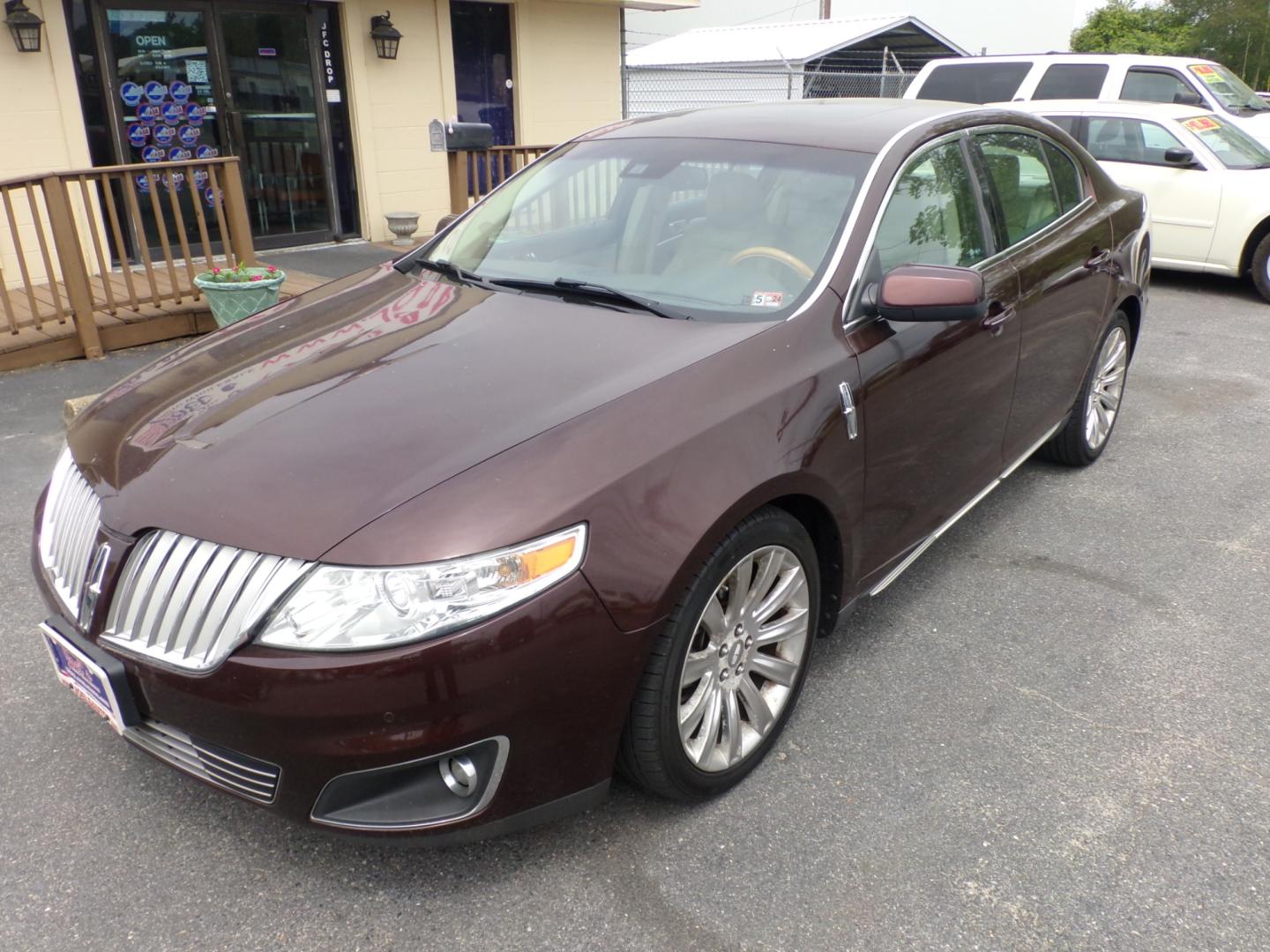 2010 Burgundy Lincoln MKS 3.5L with EcoBoost AWD (1LNHL9FTXAG) with an 3.5L V6 DOHC 24V engine, 6-Speed Automatic transmission, located at 5700 Curlew Drive, Norfolk, VA, 23502, (757) 455-6330, 36.841885, -76.209412 - Photo#5