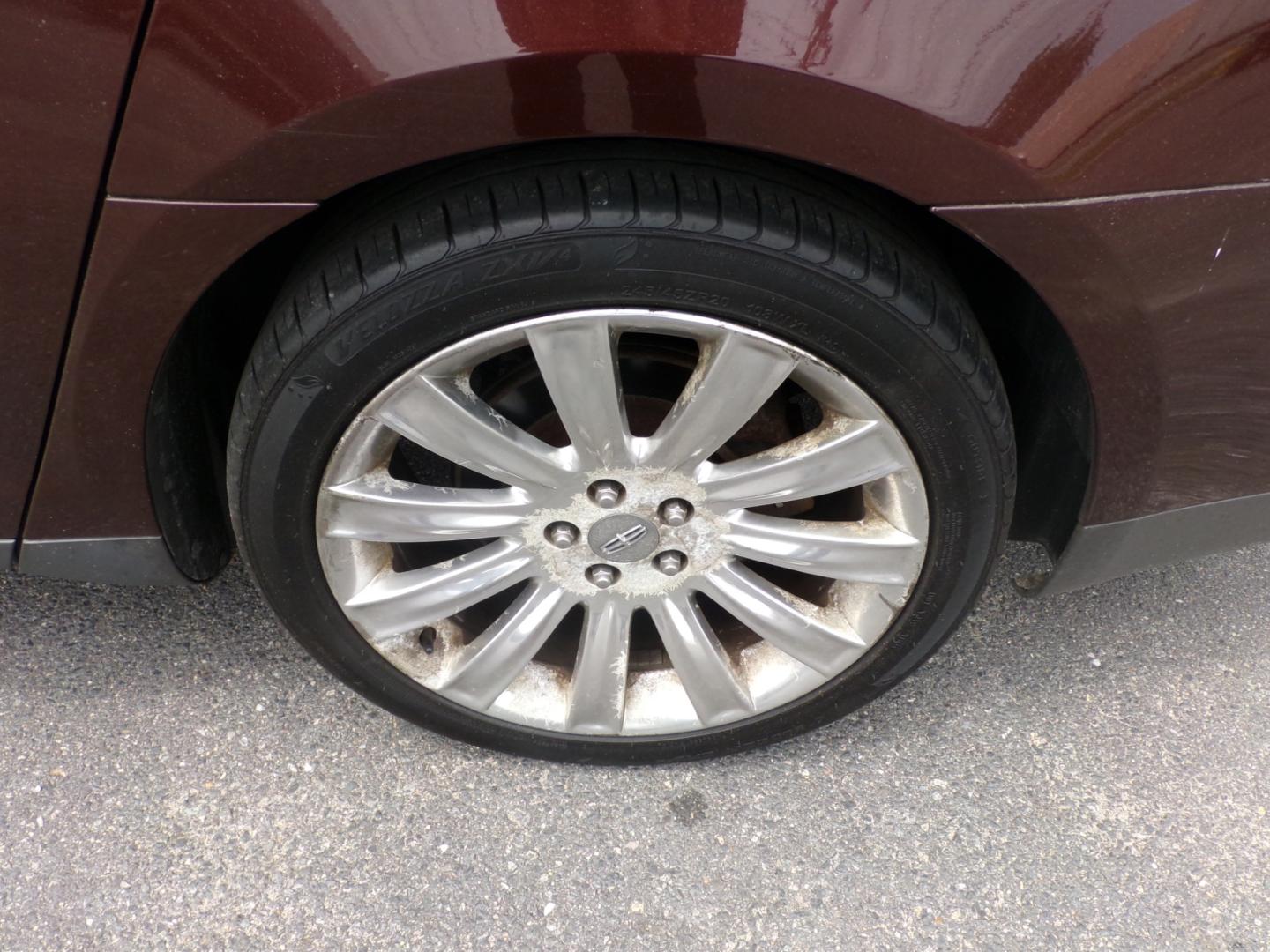 2010 Burgundy Lincoln MKS 3.5L with EcoBoost AWD (1LNHL9FTXAG) with an 3.5L V6 DOHC 24V engine, 6-Speed Automatic transmission, located at 5700 Curlew Drive, Norfolk, VA, 23502, (757) 455-6330, 36.841885, -76.209412 - Photo#9