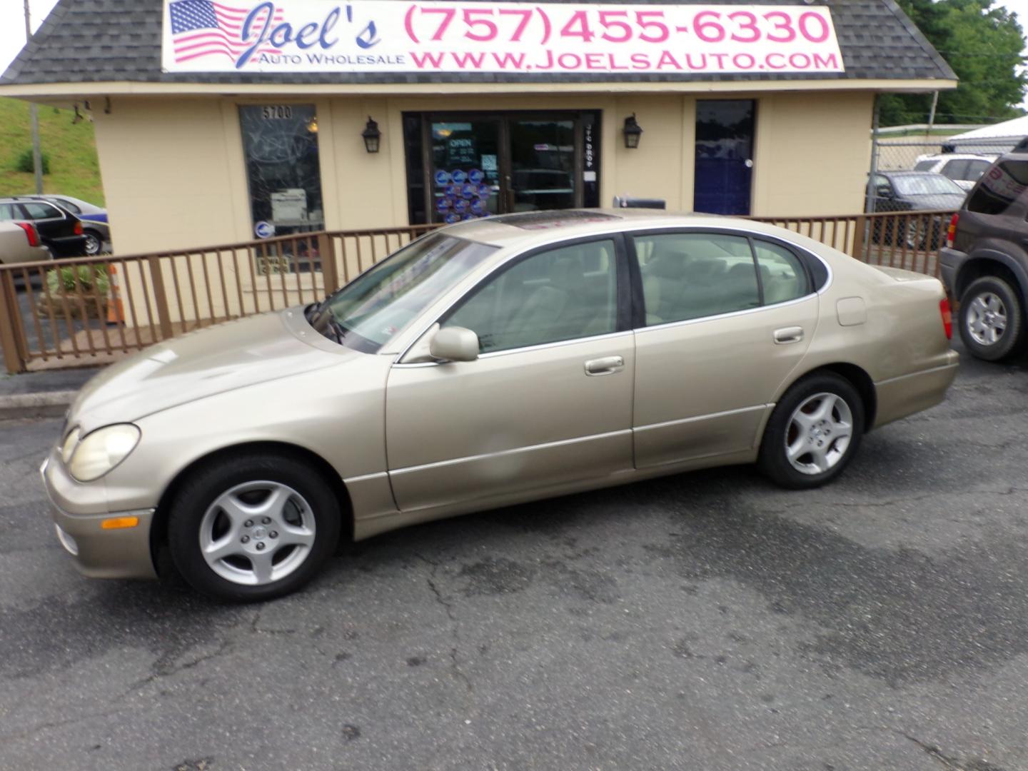 1999 Gold Lexus GS 300/400 GS 300 (JT8BD68SXX0) with an 3.0L L6 DOHC 24V engine, 5-Speed Automatic Overdrive transmission, located at 5700 Curlew Drive, Norfolk, VA, 23502, (757) 455-6330, 36.841885, -76.209412 - Photo#0