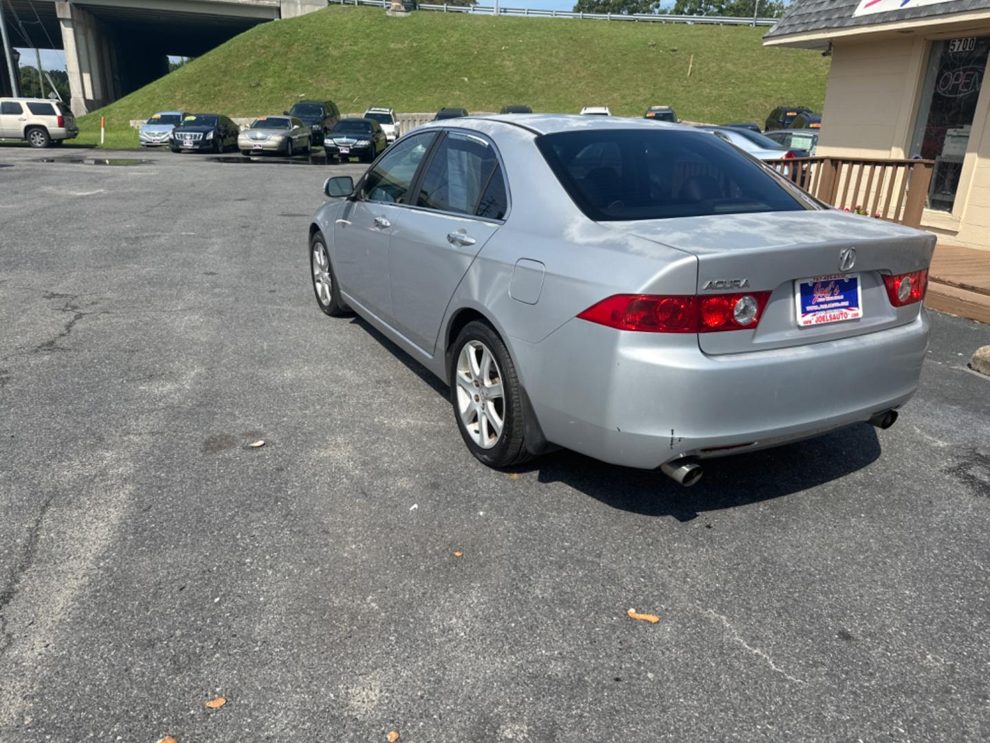 2004 Silver Acura TSX 6-speed MT with Navigation System (JH4CL95954C) with an 2.4L L4 DOHC 16V engine, 6-Speed Manual Overdrive transmission, located at 5700 Curlew Drive, Norfolk, VA, 23502, (757) 455-6330, 36.841885, -76.209412 - Photo#3