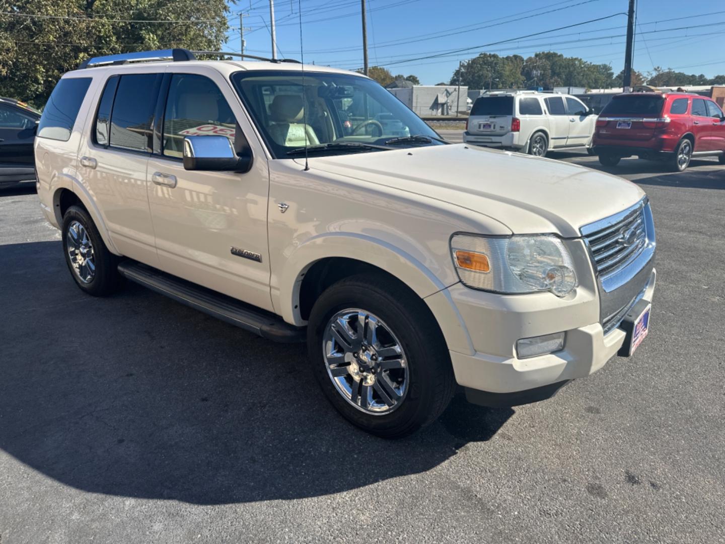 2008 white Ford Explorer Limited 4.6L 4WD (1FMEU75898U) with an 4.6L V8 SOHC 16V engine, 6-Speed Automatic Overdrive transmission, located at 5700 Curlew Drive, Norfolk, VA, 23502, (757) 455-6330, 36.841885, -76.209412 - Photo#6