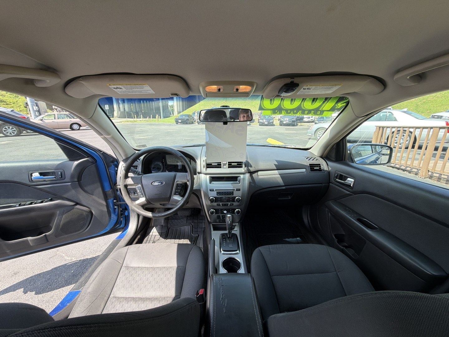 2012 Blue Ford Fusion SE (3FAHP0HAXCR) with an 2.5L L4 DOHC 16V engine, located at 5700 Curlew Drive, Norfolk, VA, 23502, (757) 455-6330, 36.841885, -76.209412- Photo#6