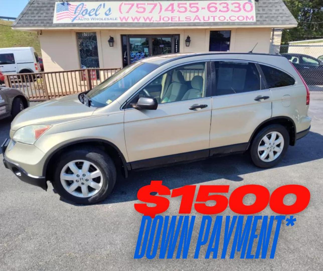 2007 Tan Honda CR-V (5J6RE485X7L) , located at 5700 Curlew Drive, Norfolk, VA, 23502, (757) 455-6330, 36.841885, -76.209412 - Photo#0