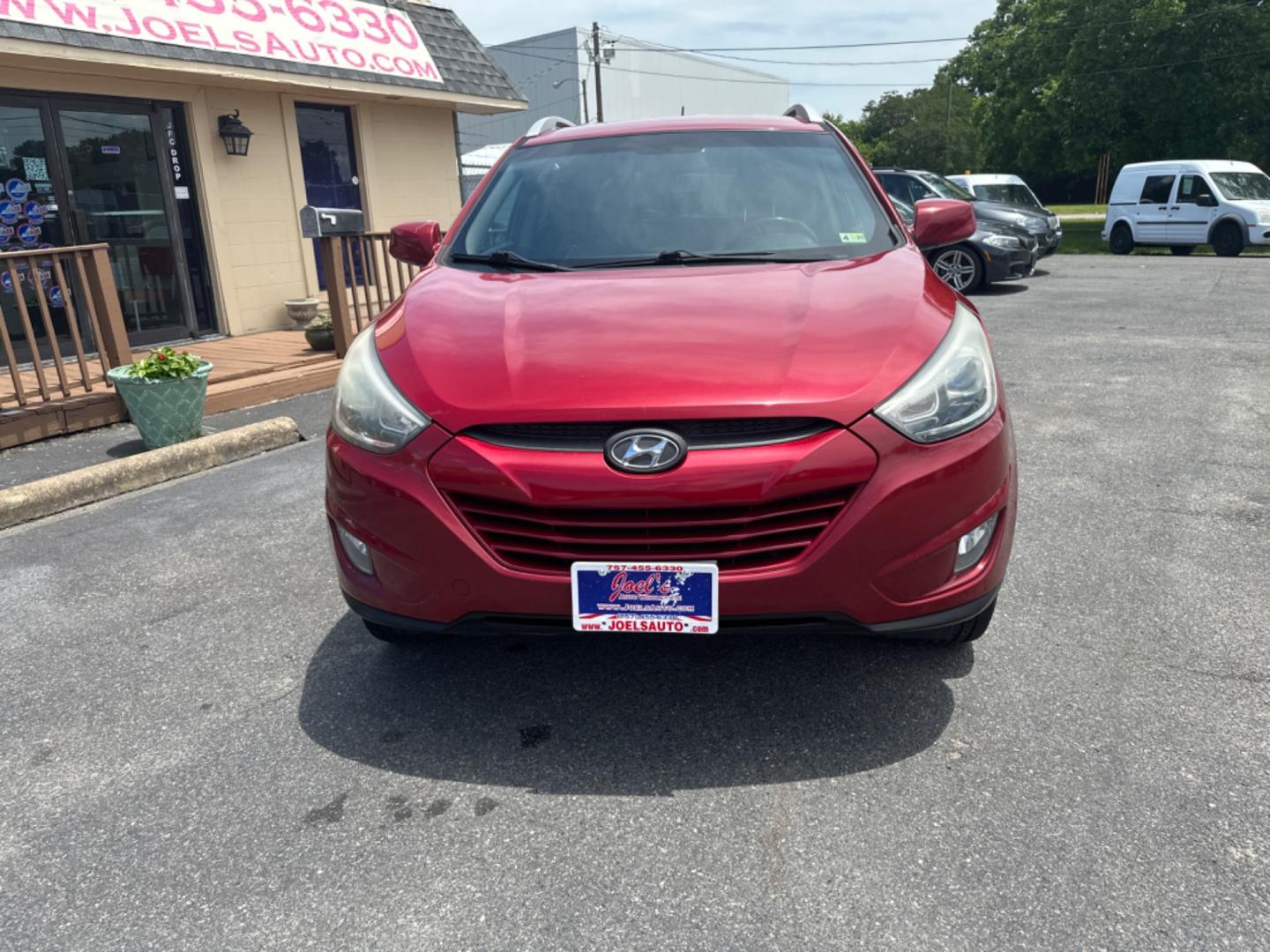 2014 Red Hyundai Tucson (KM8JU3AG9EU) , located at 5700 Curlew Drive, Norfolk, VA, 23502, (757) 455-6330, 36.841885, -76.209412 - Photo#6