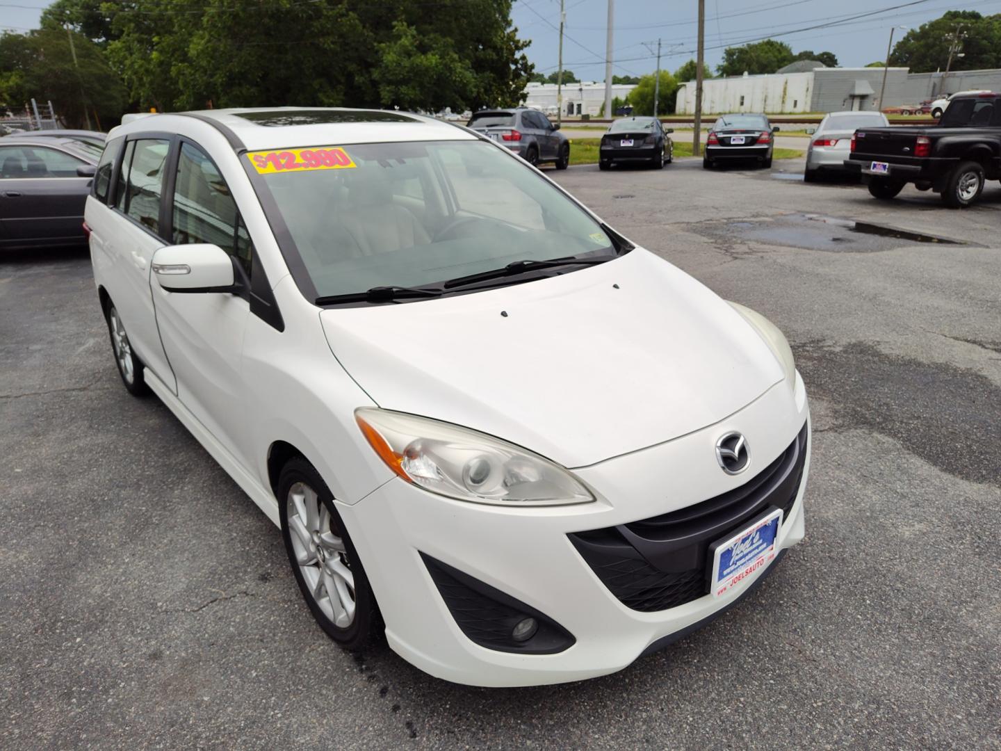 2013 white Mazda MAZDA5 (JM1CW2DLXD0) , located at 5700 Curlew Drive, Norfolk, VA, 23502, (757) 455-6330, 36.841885, -76.209412 - Photo#4