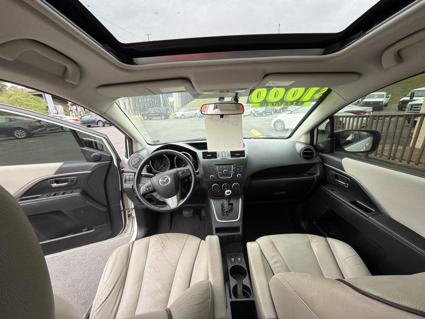 2013 white Mazda MAZDA5 (JM1CW2DLXD0) , located at 5700 Curlew Drive, Norfolk, VA, 23502, (757) 455-6330, 36.841885, -76.209412- Photo#6
