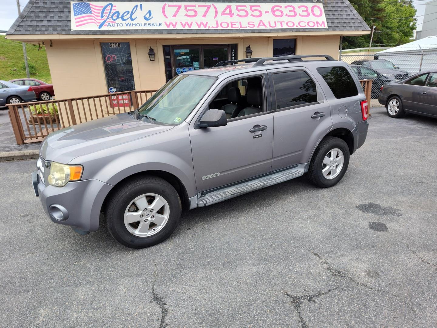 2008 Black Ford Escape (1FMCU03Z58K) , located at 5700 Curlew Drive, Norfolk, VA, 23502, (757) 455-6330, 36.841885, -76.209412 - Photo#0