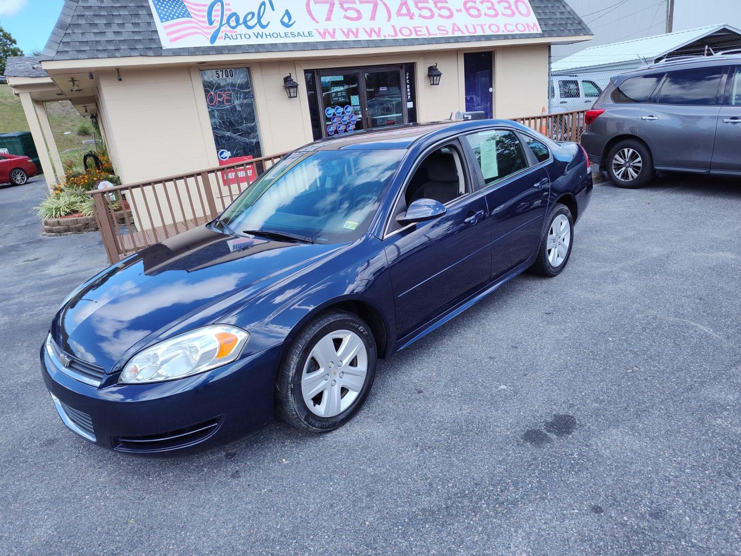 2011 Blue Chevrolet Impala LS (2G1WA5EK0B1) with an 3.5L V6 OHV 16V FFV engine, 4-Speed Automatic transmission, located at 5700 Curlew Drive, Norfolk, VA, 23502, (757) 455-6330, 36.841885, -76.209412 - Photo#0