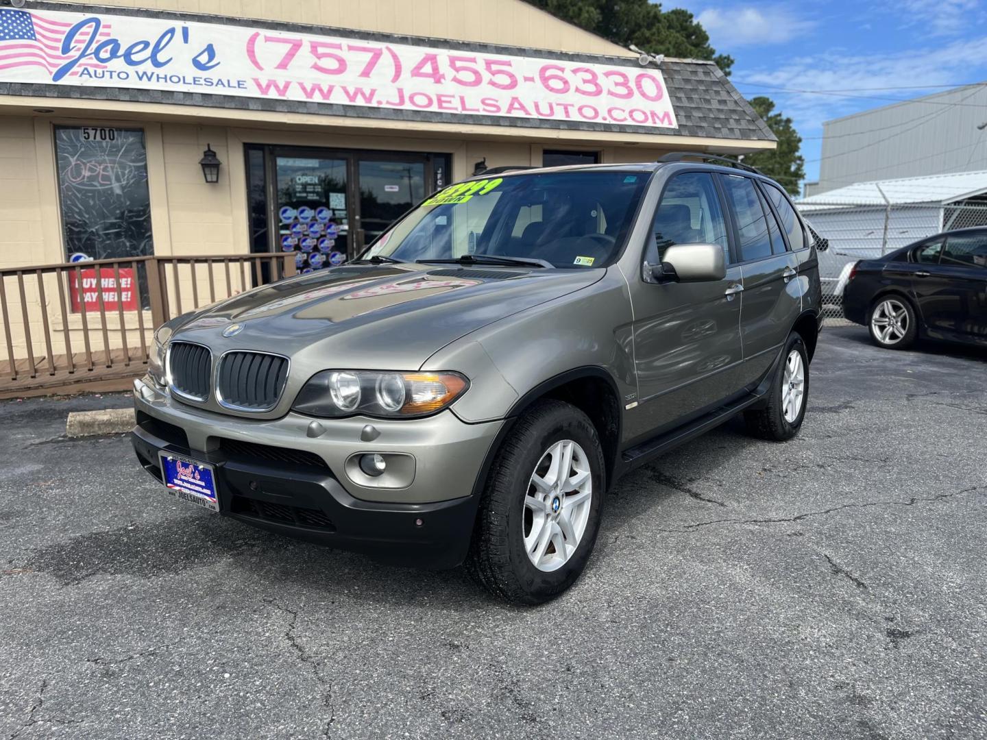 2006 Grey /Brown BMW X5 3.0i (5UXFA13516L) with an 3.0L L6 DOHC 24V engine, Automatic transmission, located at 5700 Curlew Drive, Norfolk, VA, 23502, (757) 455-6330, 36.841885, -76.209412 - $9999 Sale Price $3999 down no credit check financing 29.99% APR 34 - $240 bi weekly payments 1 - Final Payment of $82.33 $249 Processing Fee $6777.45 Amount Financed $1464.88 Finance Charges *NO SERVICE CONTRACT INCLUDED OR OFFERED AT THESE FIGURES* - Photo#0