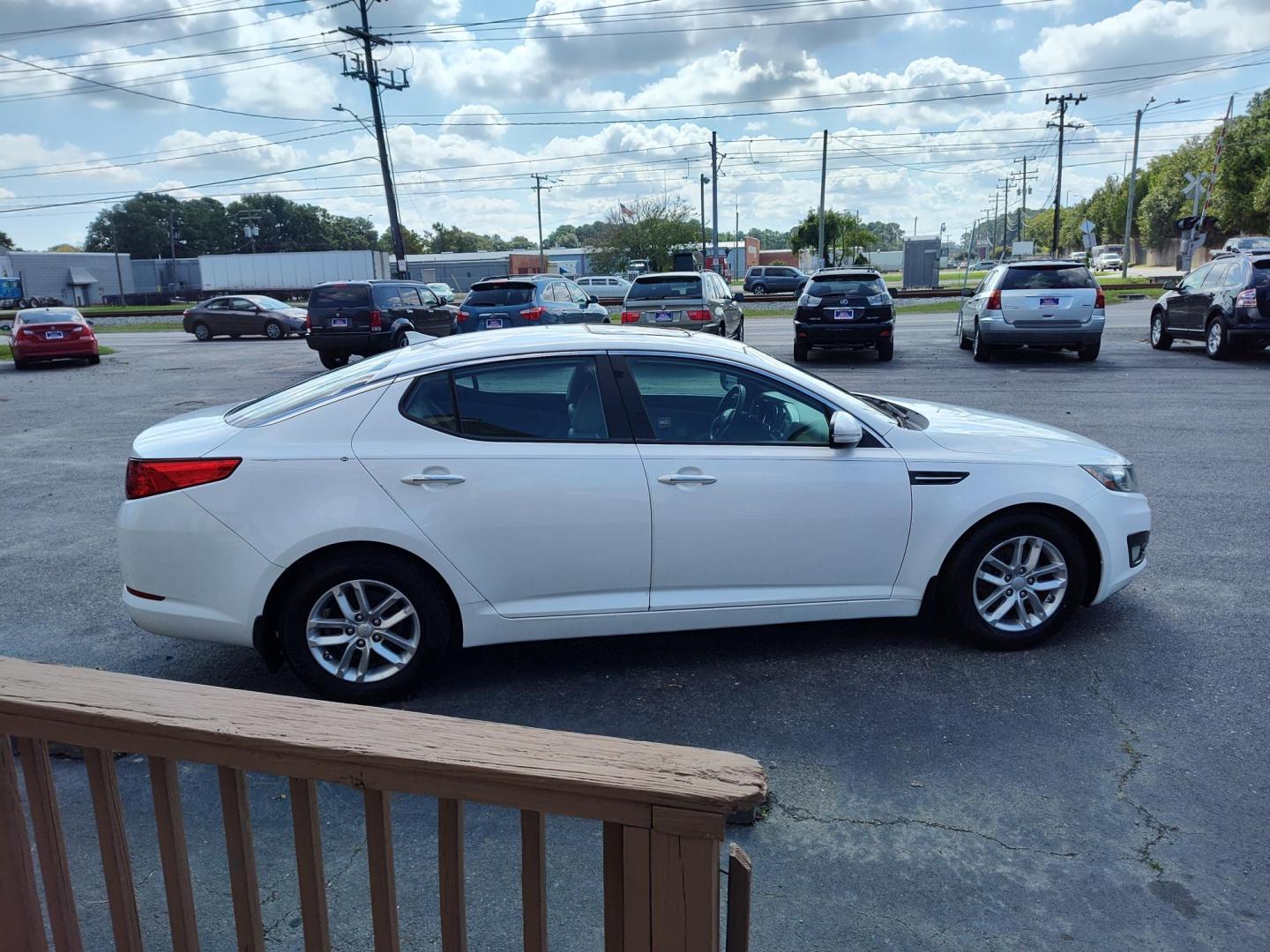 2013 WHITE Kia Optima LX MT (KNAGM4A79D5) with an 2.4L L4 DOHC 16V engine, 6-Speed Manual transmission, located at 5700 Curlew Drive, Norfolk, VA, 23502, (757) 455-6330, 36.841885, -76.209412 - Photo#14