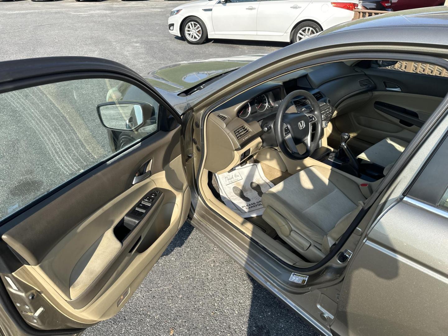 2008 Gold Honda Accord LX Sedan (1HGCP25308A) with an 2.4L L4 DOHC 16V engine, 5-Speed Manual Overdrive transmission, located at 5700 Curlew Drive, Norfolk, VA, 23502, (757) 455-6330, 36.841885, -76.209412 - Photo#5