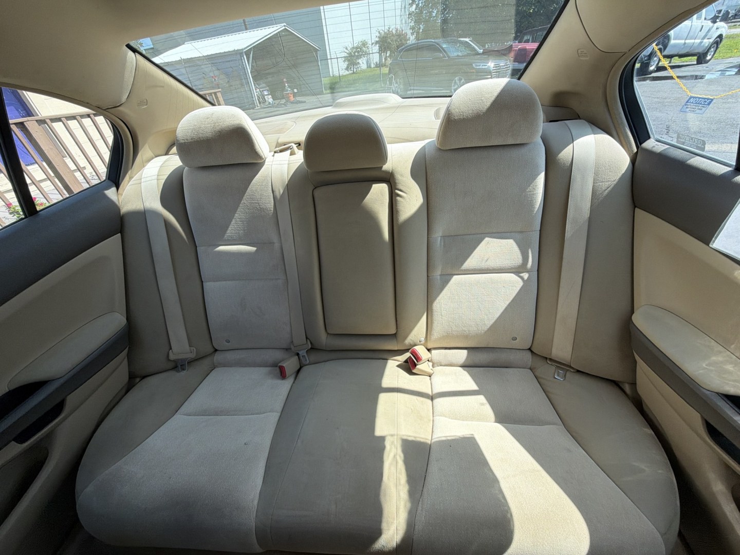 2008 Gold Honda Accord LX Sedan (1HGCP25308A) with an 2.4L L4 DOHC 16V engine, 5-Speed Manual Overdrive transmission, located at 5700 Curlew Drive, Norfolk, VA, 23502, (757) 455-6330, 36.841885, -76.209412- Photo#8