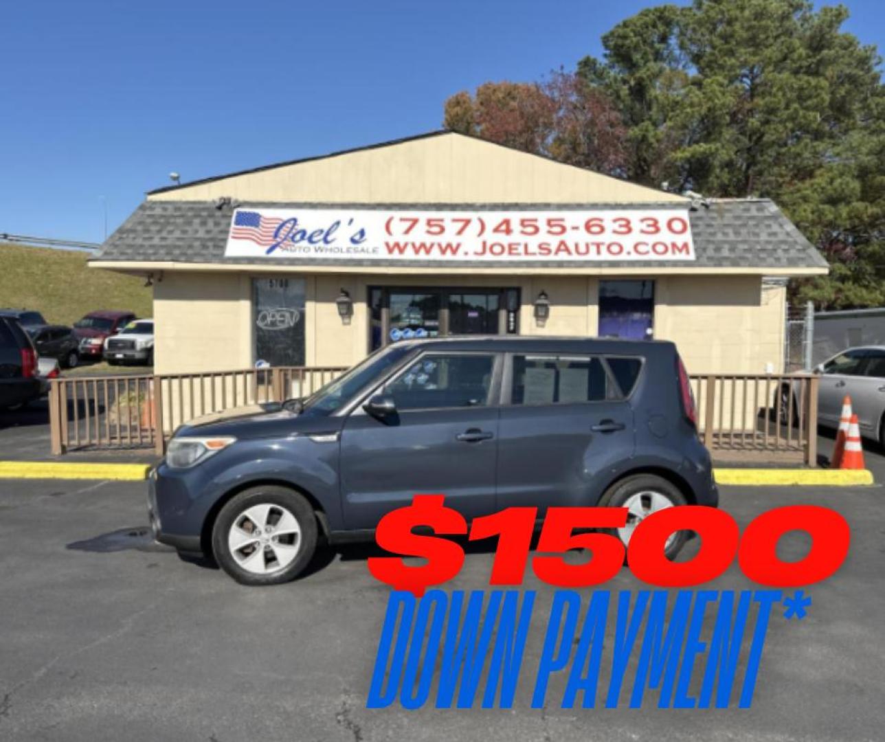 2014 Blue Kia Soul + (KNDJP3A52E7) with an 2.0L L4 DOHC 16V engine, 6-Speed Automatic transmission, located at 5700 Curlew Drive, Norfolk, VA, 23502, (757) 455-6330, 36.841885, -76.209412 - Photo#0