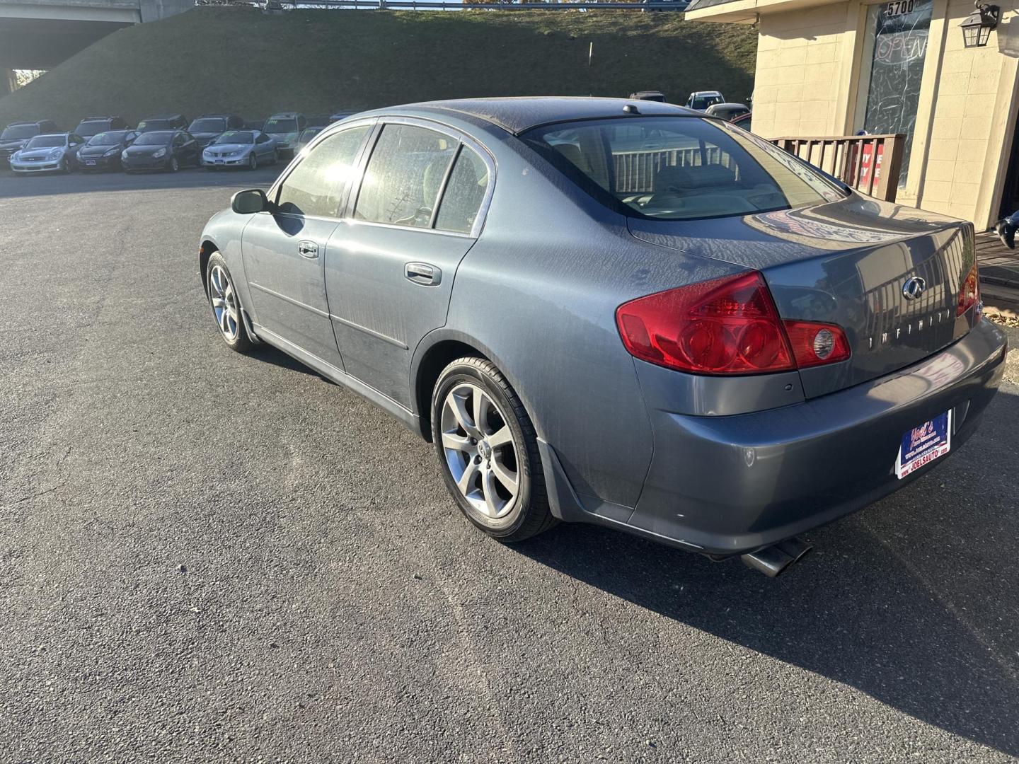 2006 Blue Infiniti G35 Sedan x AWD (JNKCV51F16M) with an 3.5L V6 DOHC 24V engine, 5-Speed Automatic Overdrive transmission, located at 5700 Curlew Drive, Norfolk, VA, 23502, (757) 455-6330, 36.841885, -76.209412 - Photo#1