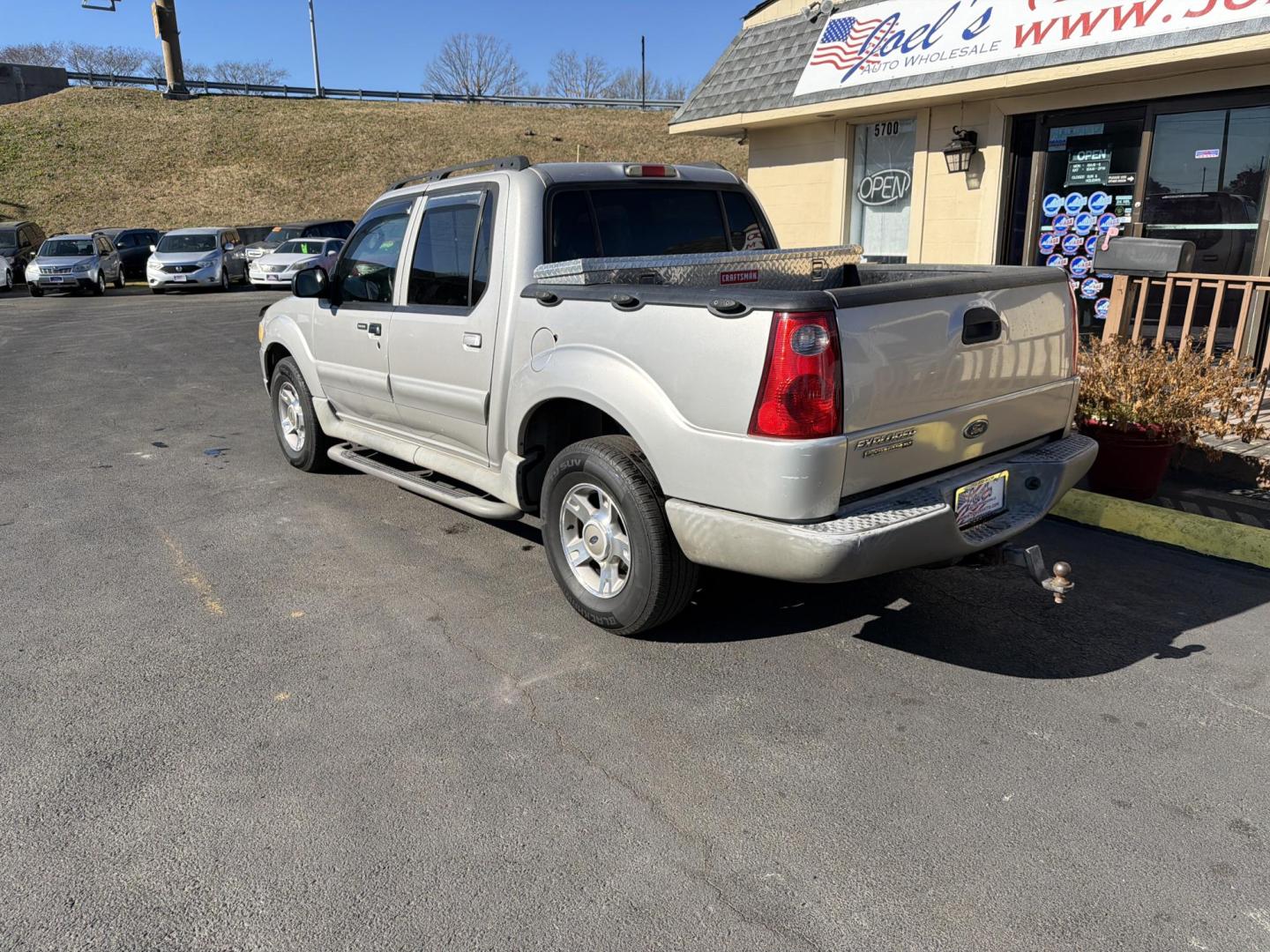 2003 Silver Ford Explorer Sport Trac XLS 4WD (1FMZU77E93U) with an 4.0L V6 SOHC 12V engine, automatic transmission, located at 5700 Curlew Drive, Norfolk, VA, 23502, (757) 455-6330, 36.841885, -76.209412 - Photo#1