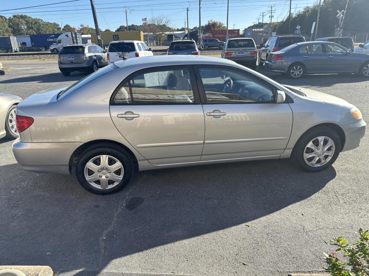 2003 Silver Toyota Corolla CE (2T1BR38E53C) with an 1.8L L4 DOHC 16V engine, located at 5700 Curlew Drive, Norfolk, VA, 23502, (757) 455-6330, 36.841885, -76.209412 - Photo#3