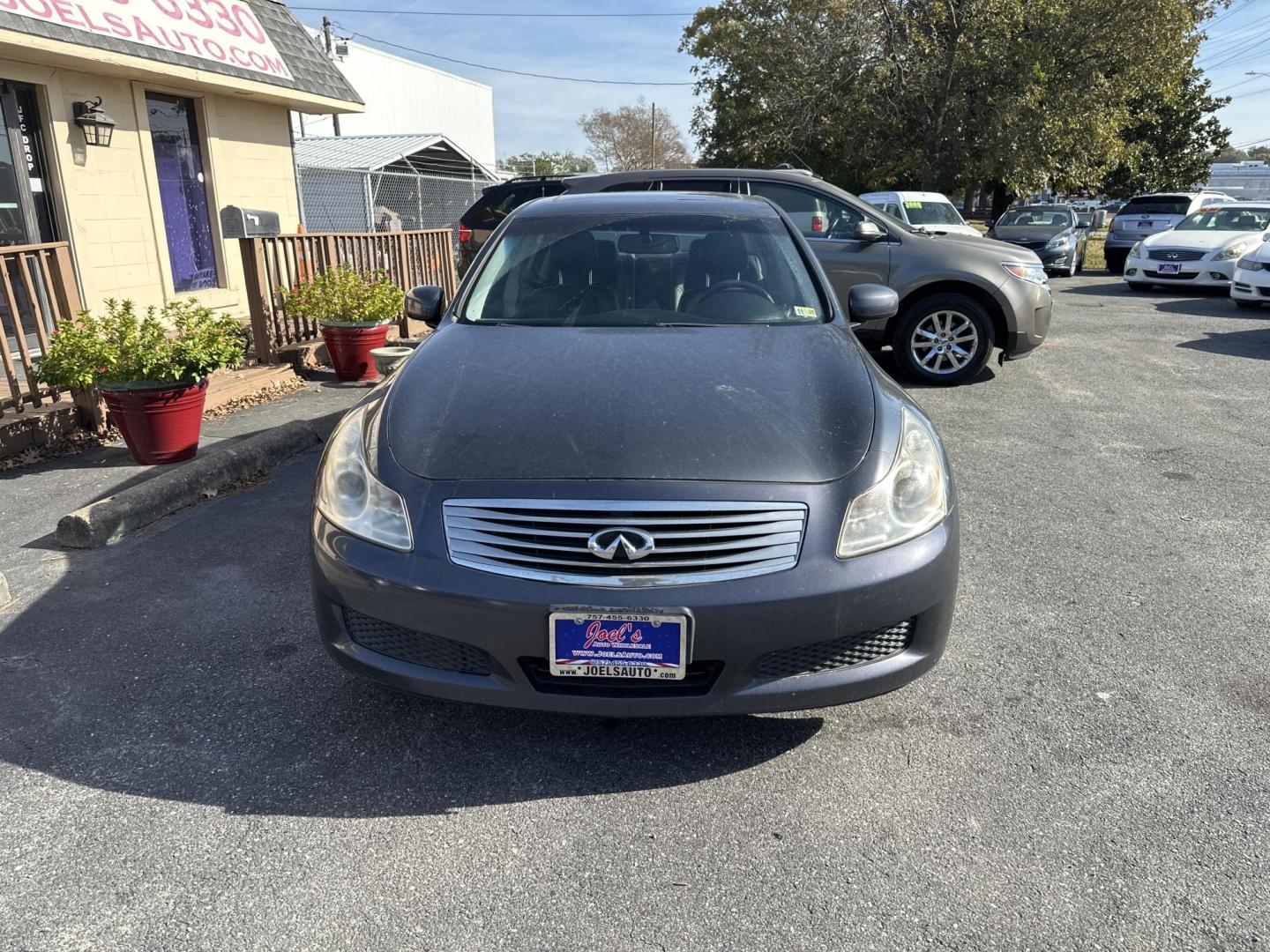 2008 Blue Infiniti G35 x AWD (JNKBV61F78M) with an 3.5L V6 DOHC 24V engine, 5-Speed Automatic Overdrive transmission, located at 5700 Curlew Drive, Norfolk, VA, 23502, (757) 455-6330, 36.841885, -76.209412 - Photo#4