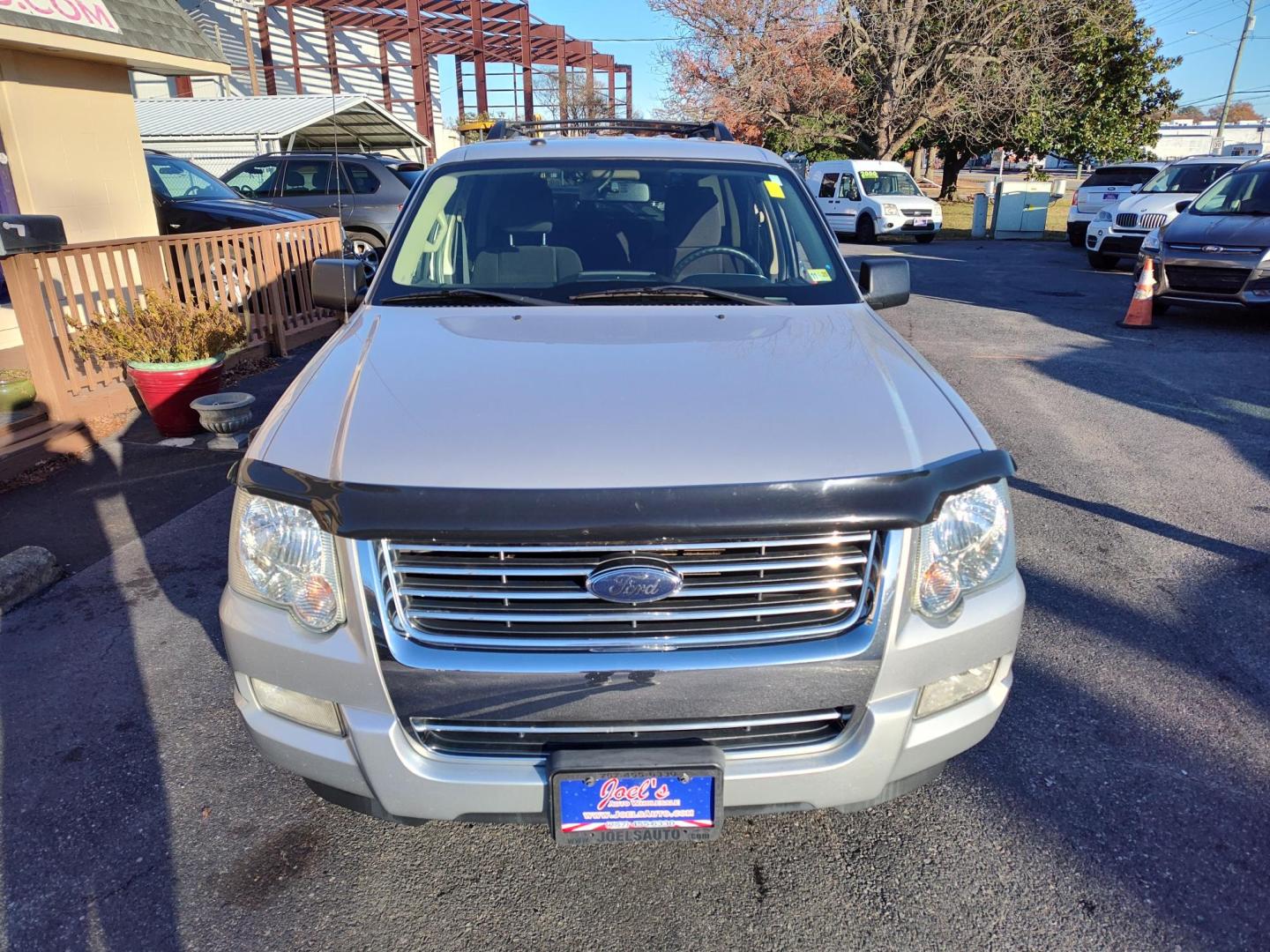 2010 Silver Ford Explorer XLT 4.0L 2WD (1FMEU6DE9AU) with an 4.0L V6 SOHC 16V engine, 5-Speed Automatic transmission, located at 5700 Curlew Drive, Norfolk, VA, 23502, (757) 455-6330, 36.841885, -76.209412 - Photo#1