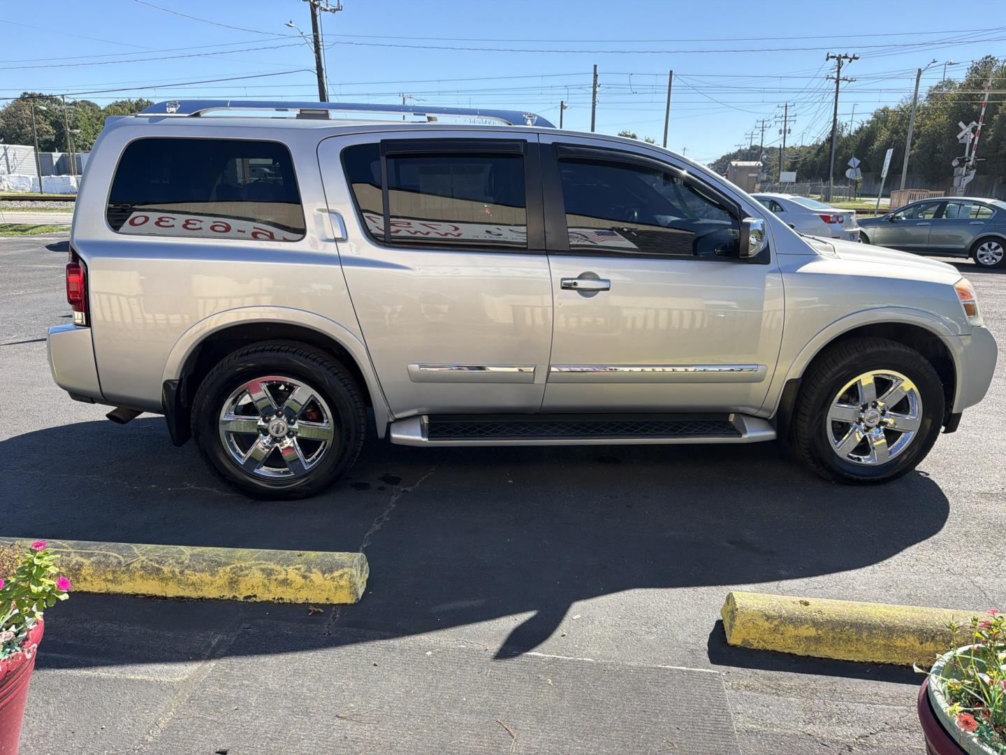 2011 Silver Nissan Armada SL 4WD (5N1AA0NC9BN) with an 5.6L V8 DOHC 32V engine, 5-Speed Automatic transmission, located at 5700 Curlew Drive, Norfolk, VA, 23502, (757) 455-6330, 36.841885, -76.209412- Photo#3