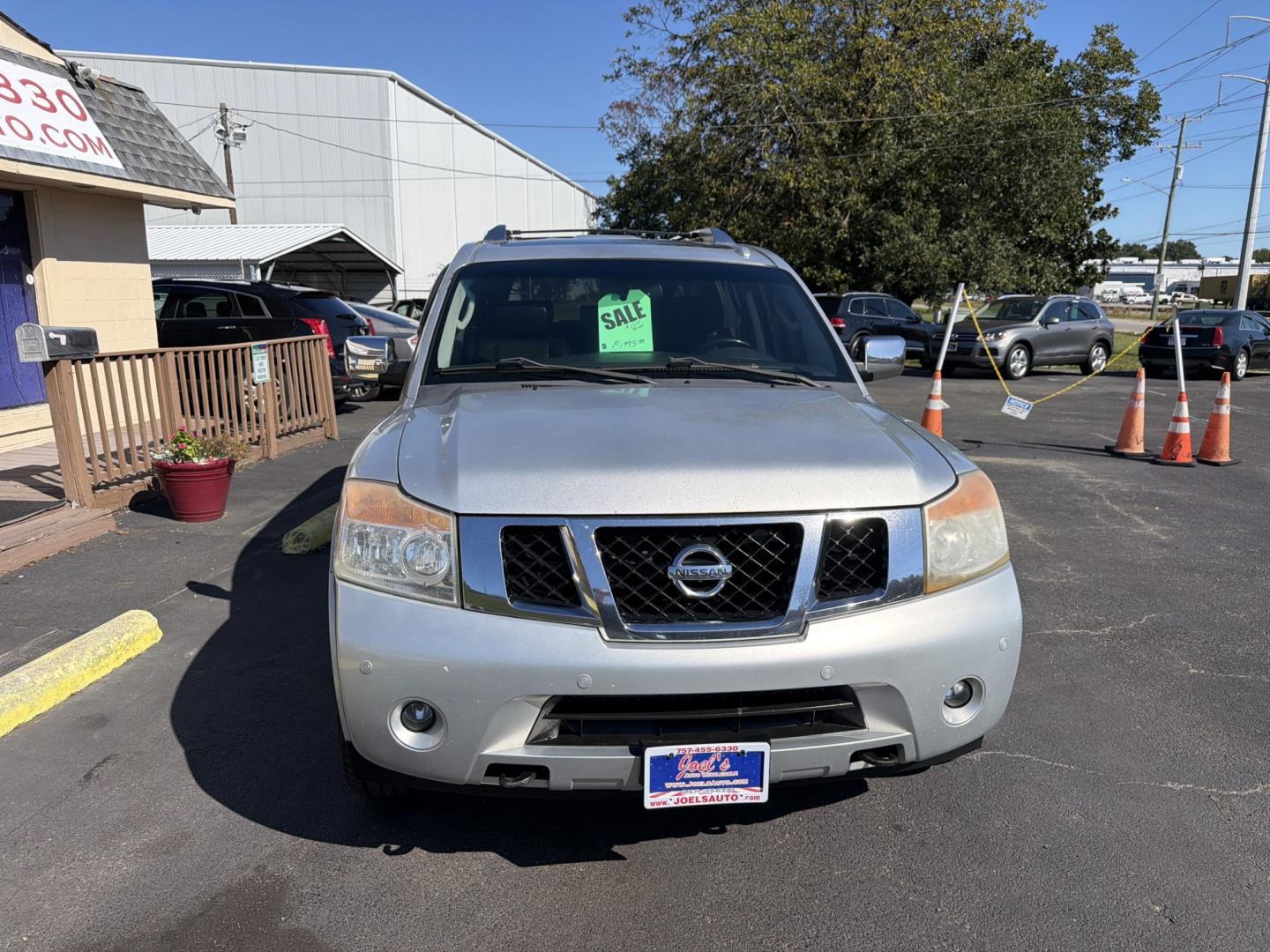 2011 Silver Nissan Armada SL 4WD (5N1AA0NC9BN) with an 5.6L V8 DOHC 32V engine, 5-Speed Automatic transmission, located at 5700 Curlew Drive, Norfolk, VA, 23502, (757) 455-6330, 36.841885, -76.209412- Photo#4