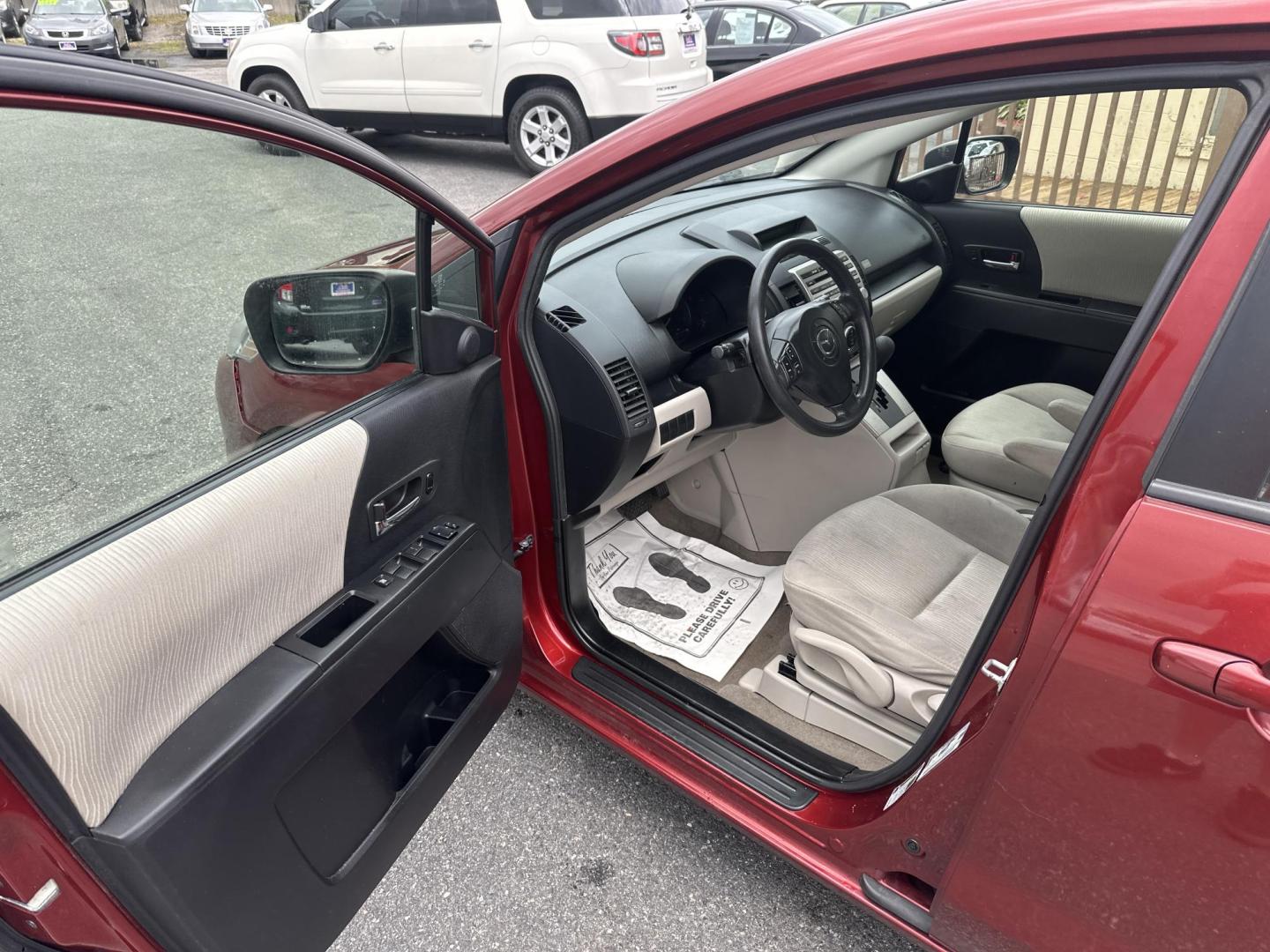 2010 Red Mazda MAZDA5 Grand Touring (JM1CR2W32A0) with an 2.3L L4 DOHC 16V engine, located at 5700 Curlew Drive, Norfolk, VA, 23502, (757) 455-6330, 36.841885, -76.209412 - Photo#5