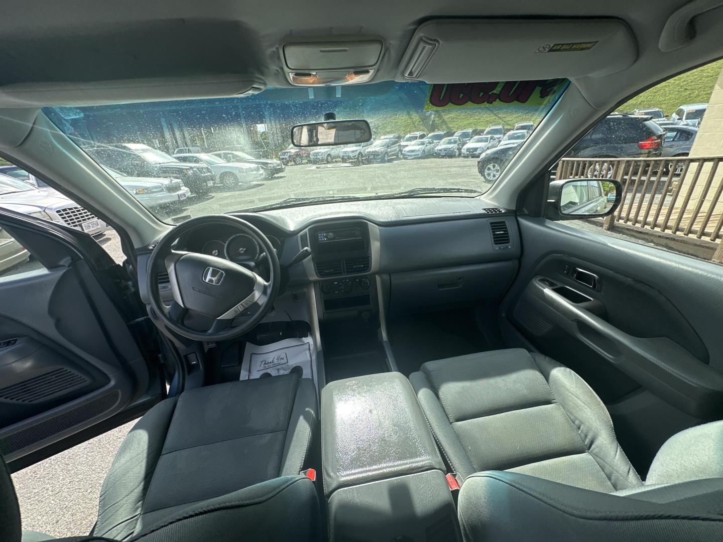 2007 Blue Honda Pilot LX 2WD (5FNYF28147B) with an 3.5L V6 SOHC 24V engine, 5-Speed Automatic Overdrive transmission, located at 5700 Curlew Drive, Norfolk, VA, 23502, (757) 455-6330, 36.841885, -76.209412 - Photo#6