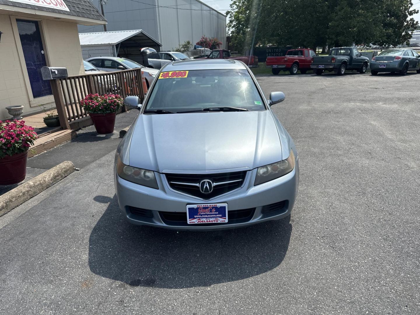 2004 Blue Acura TSX 5-speed AT (JH4CL96894C) with an 2.4L L4 DOHC 16V engine, 5-Speed Automatic Overdrive transmission, located at 5700 Curlew Drive, Norfolk, VA, 23502, (757) 455-6330, 36.841885, -76.209412 - Photo#4