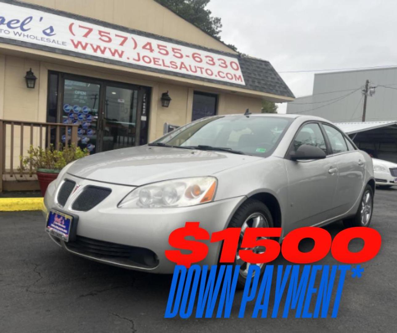 2008 Silver /Black Pontiac G6 GT Sedan (1G2ZH57N884) with an 3.5L V6 OHV 12V engine, 4-Speed Automatic transmission, located at 5700 Curlew Drive, Norfolk, VA, 23502, (757) 455-6330, 36.841885, -76.209412 - -130k Miles -No issues -Ready for a new owner -New state inspection -Virginia dealer - Photo#0