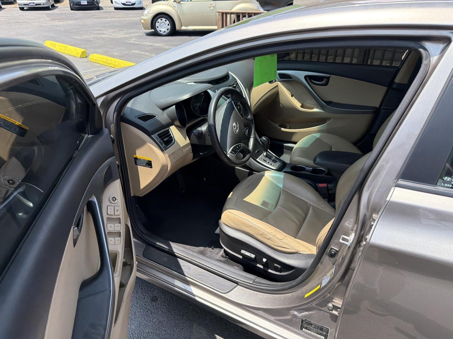 2013 Gold Hyundai Elantra Limited (5NPDH4AE4DH) with an 1.8L L4 DOHC 16V engine, 6-Speed Automatic transmission, located at 5700 Curlew Drive, Norfolk, VA, 23502, (757) 455-6330, 36.841885, -76.209412- Photo#5