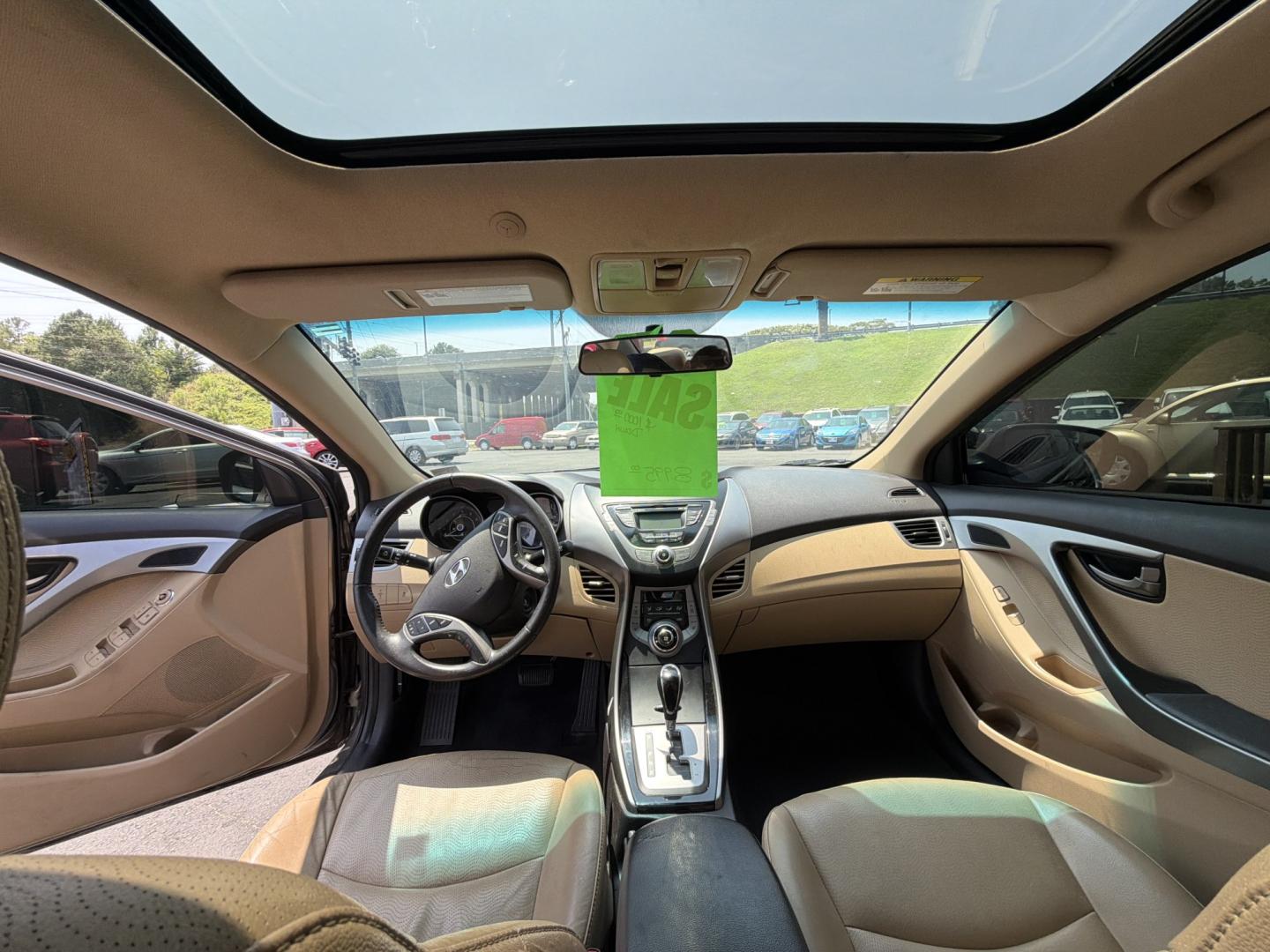 2013 Gold Hyundai Elantra Limited (5NPDH4AE4DH) with an 1.8L L4 DOHC 16V engine, 6-Speed Automatic transmission, located at 5700 Curlew Drive, Norfolk, VA, 23502, (757) 455-6330, 36.841885, -76.209412- Photo#6