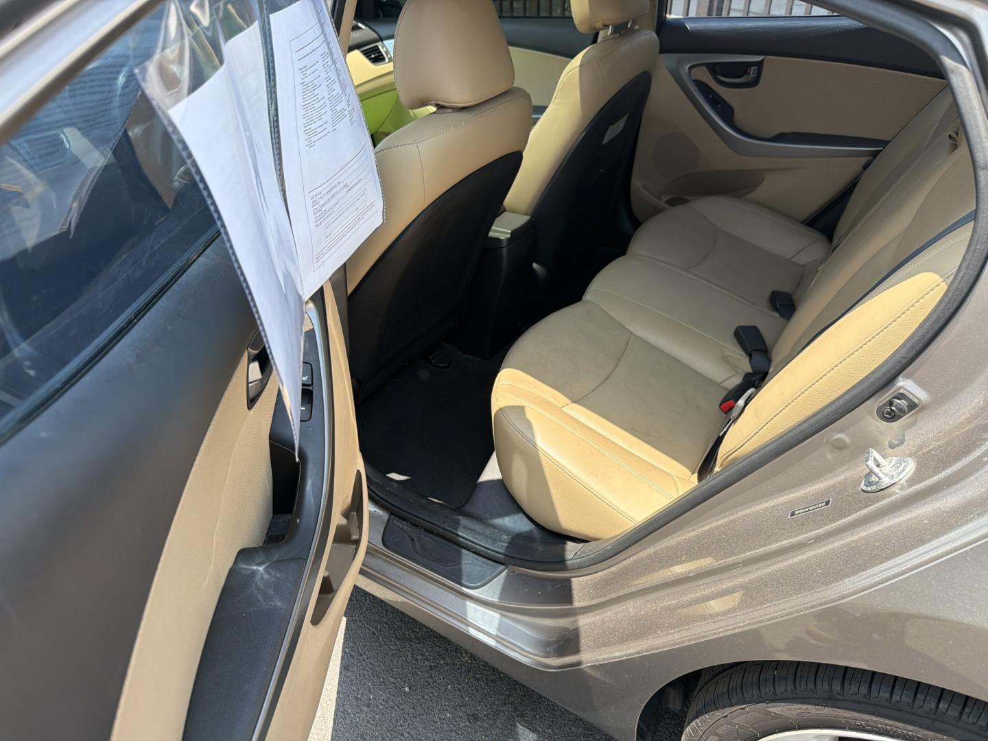 2013 Gold Hyundai Elantra Limited (5NPDH4AE4DH) with an 1.8L L4 DOHC 16V engine, 6-Speed Automatic transmission, located at 5700 Curlew Drive, Norfolk, VA, 23502, (757) 455-6330, 36.841885, -76.209412- Photo#7