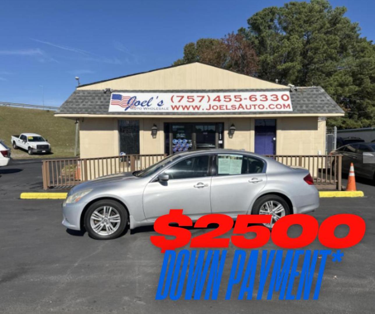 2011 Silver Infiniti G Sedan G37x AWD (JN1CV6AR9BM) with an 3.7L V6 DOHC 24V engine, 5-Speed Automatic transmission, located at 5700 Curlew Drive, Norfolk, VA, 23502, (757) 455-6330, 36.841885, -76.209412 - Photo#0