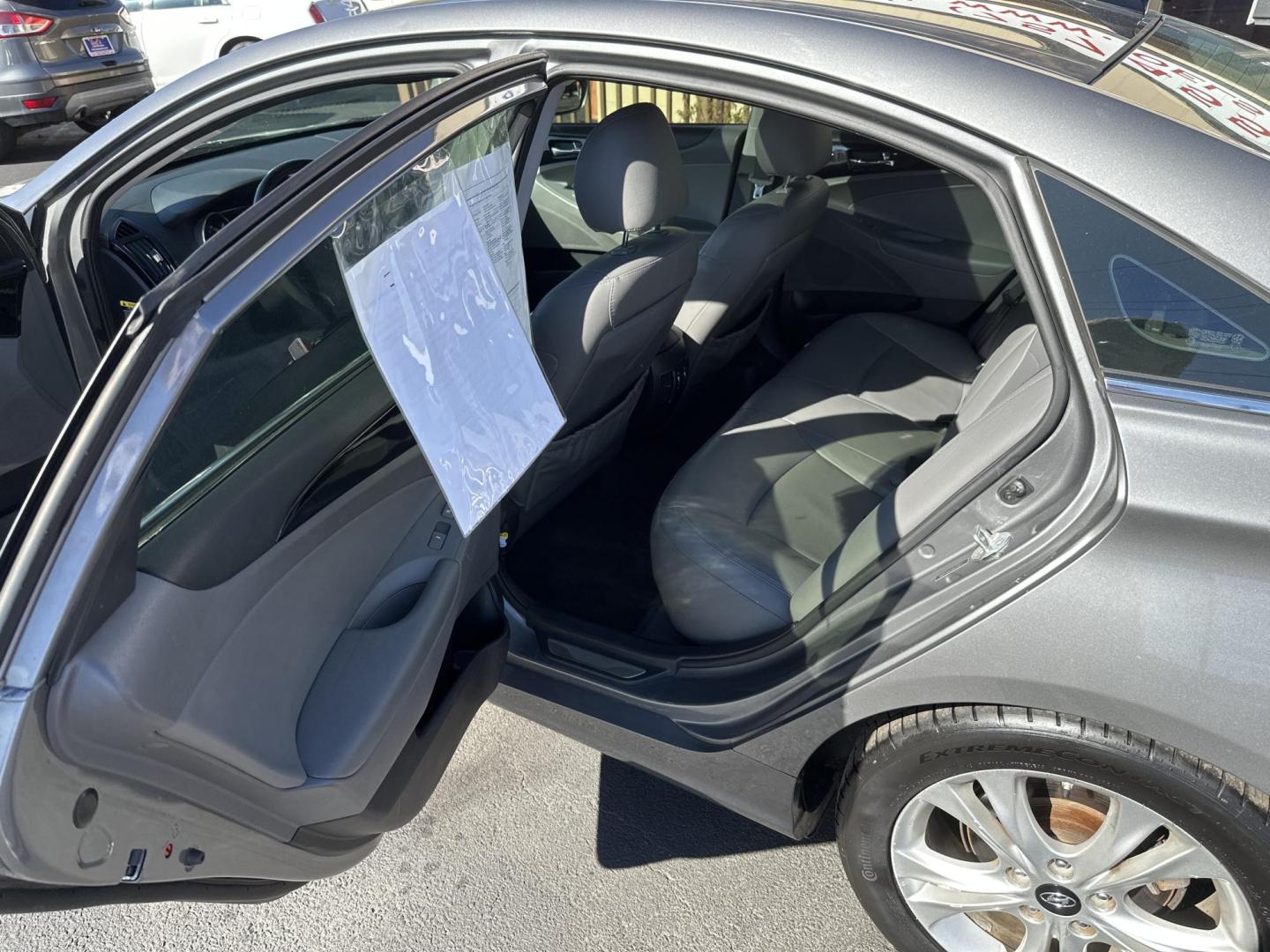 2013 Gray Hyundai Sonata Limited Auto (5NPEC4AC0DH) with an 2.4L L4 DOHC 16V engine, 6-Speed Automatic transmission, located at 5700 Curlew Drive, Norfolk, VA, 23502, (757) 455-6330, 36.841885, -76.209412 - Photo#10