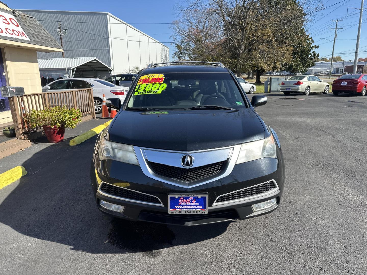 2013 Black Acura MDX 6-Spd AT w/Tech Package (2HNYD2H44DH) with an 3.5L V6 SOHC 24V engine, 6-Speed Automatic transmission, located at 5700 Curlew Drive, Norfolk, VA, 23502, (757) 455-6330, 36.841885, -76.209412 - Photo#5