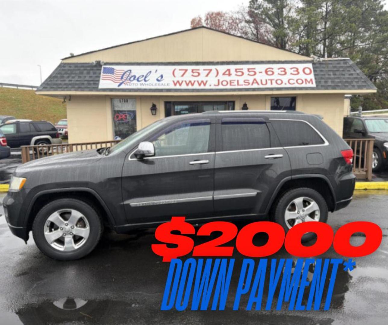 2011 Gray Jeep Grand Cherokee Limited 4WD (1J4RR5GG0BC) with an 3.6L V6 DOHC 24V engine, 5-Speed Automatic transmission, located at 5700 Curlew Drive, Norfolk, VA, 23502, (757) 455-6330, 36.841885, -76.209412 - Photo#0