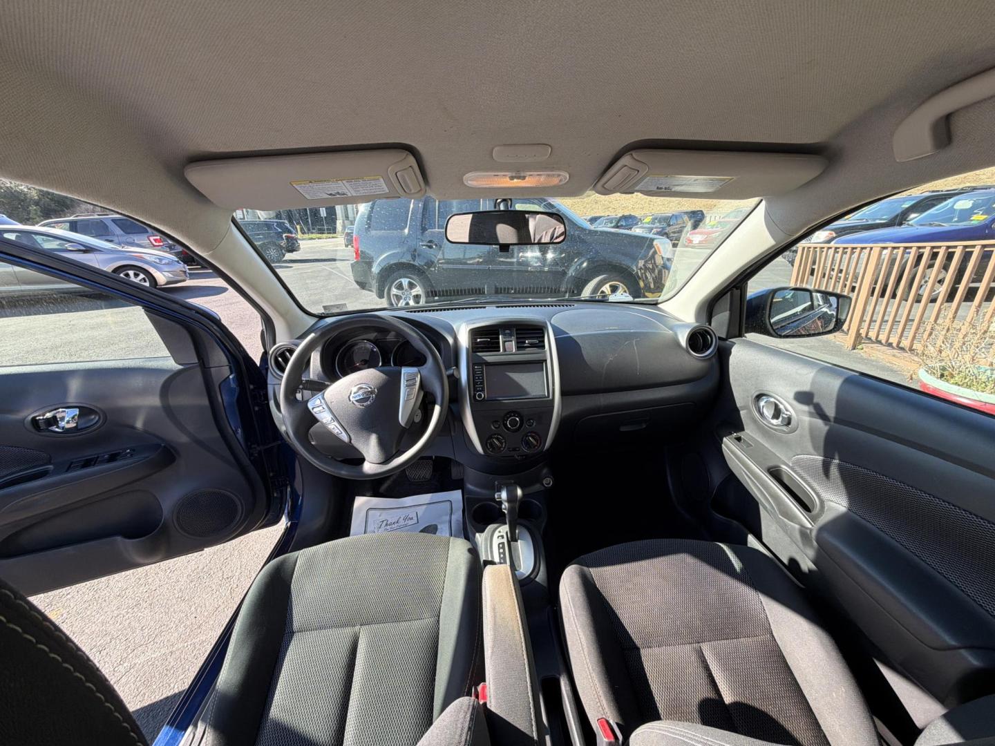 2019 Blue Nissan Versa 1.6 SV Sedan (3N1CN7AP2KL) with an 1.6L L4 DOHC 16V engine, CVT transmission, located at 5700 Curlew Drive, Norfolk, VA, 23502, (757) 455-6330, 36.841885, -76.209412 - Photo#6